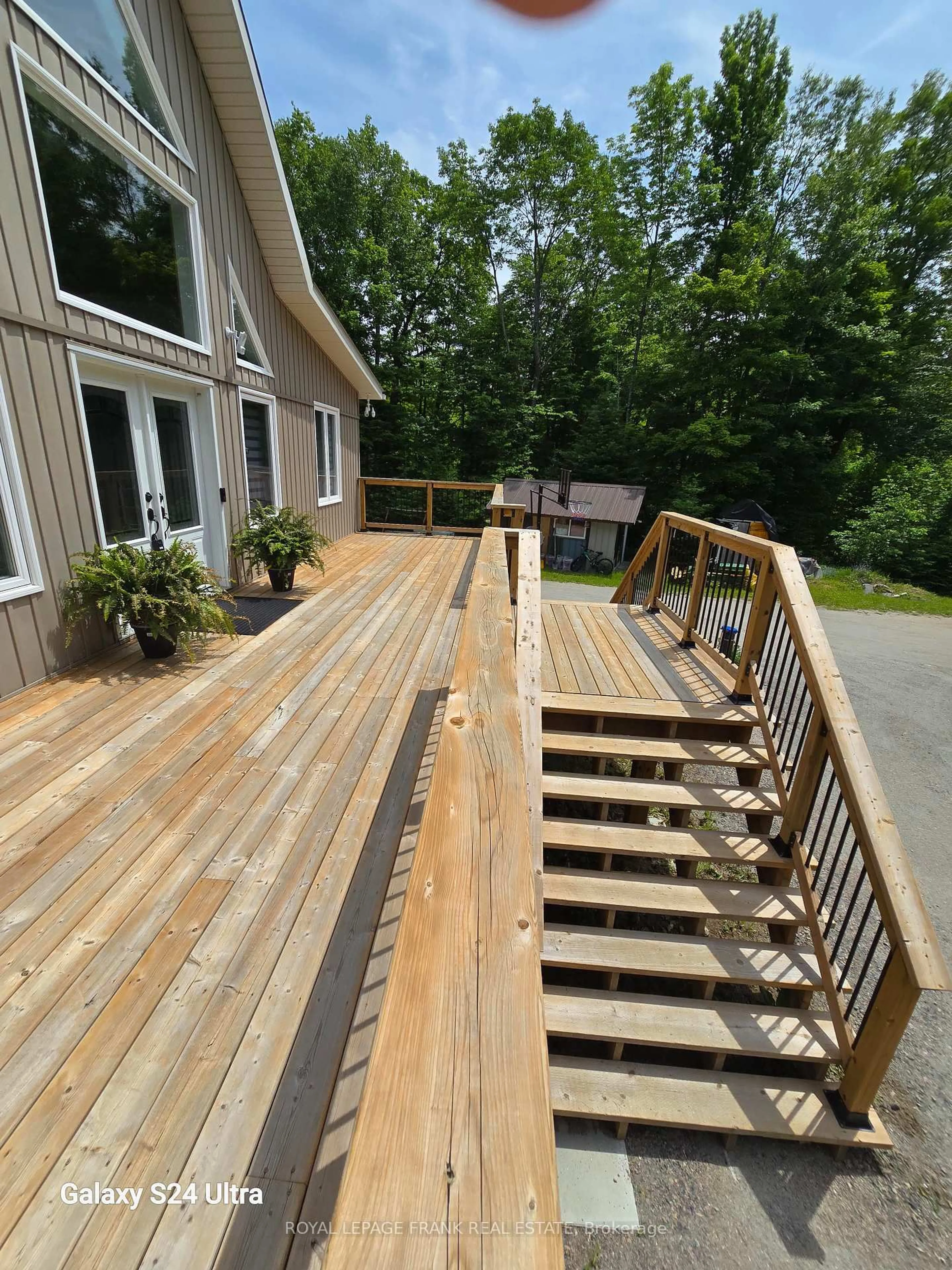 Patio, water/lake/river/ocean view for 1097 Cheddar Rd, Highlands East Ontario K0L 1M0