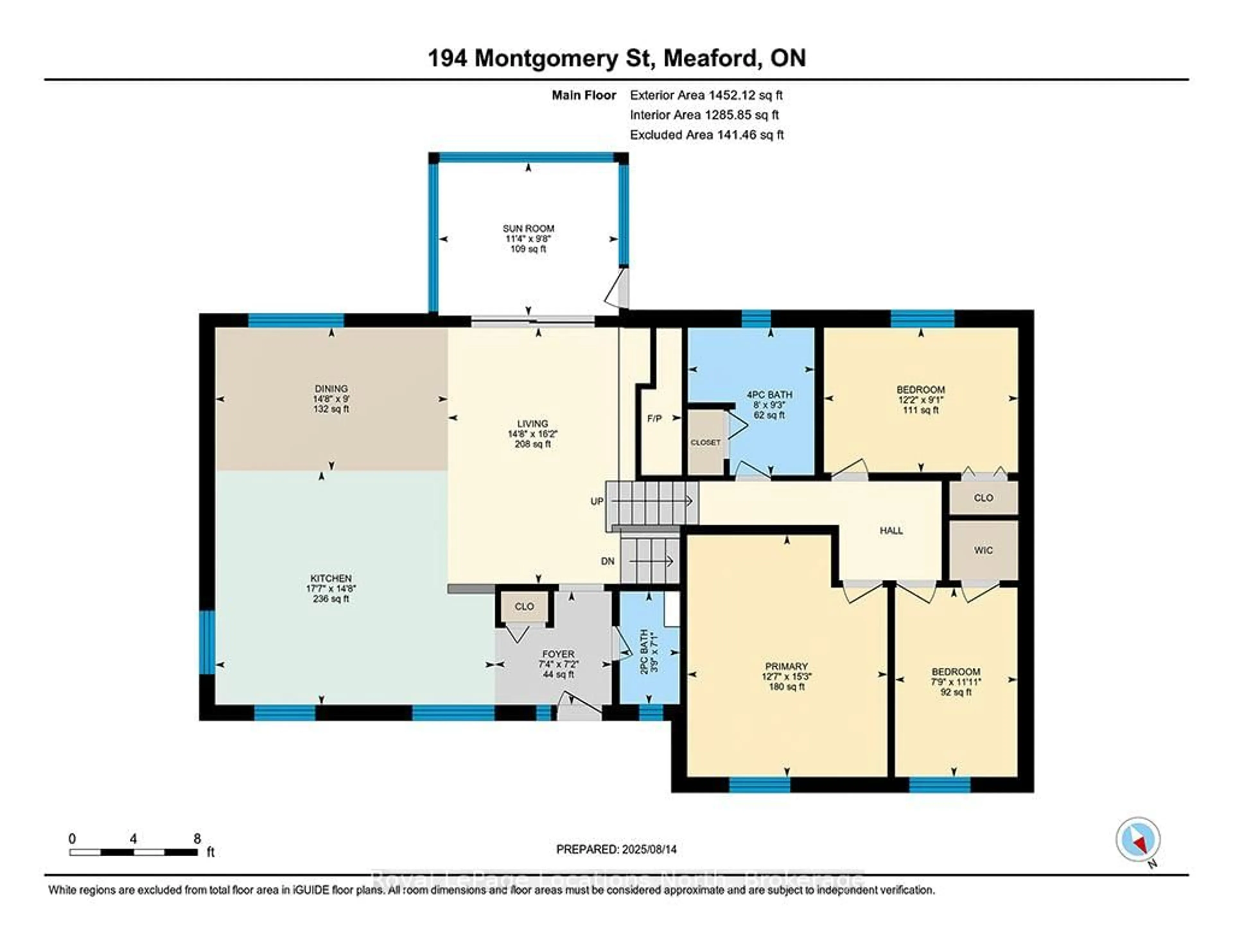 Floor plan for 194 Montgomery St, Meaford Ontario N4L 1C4
