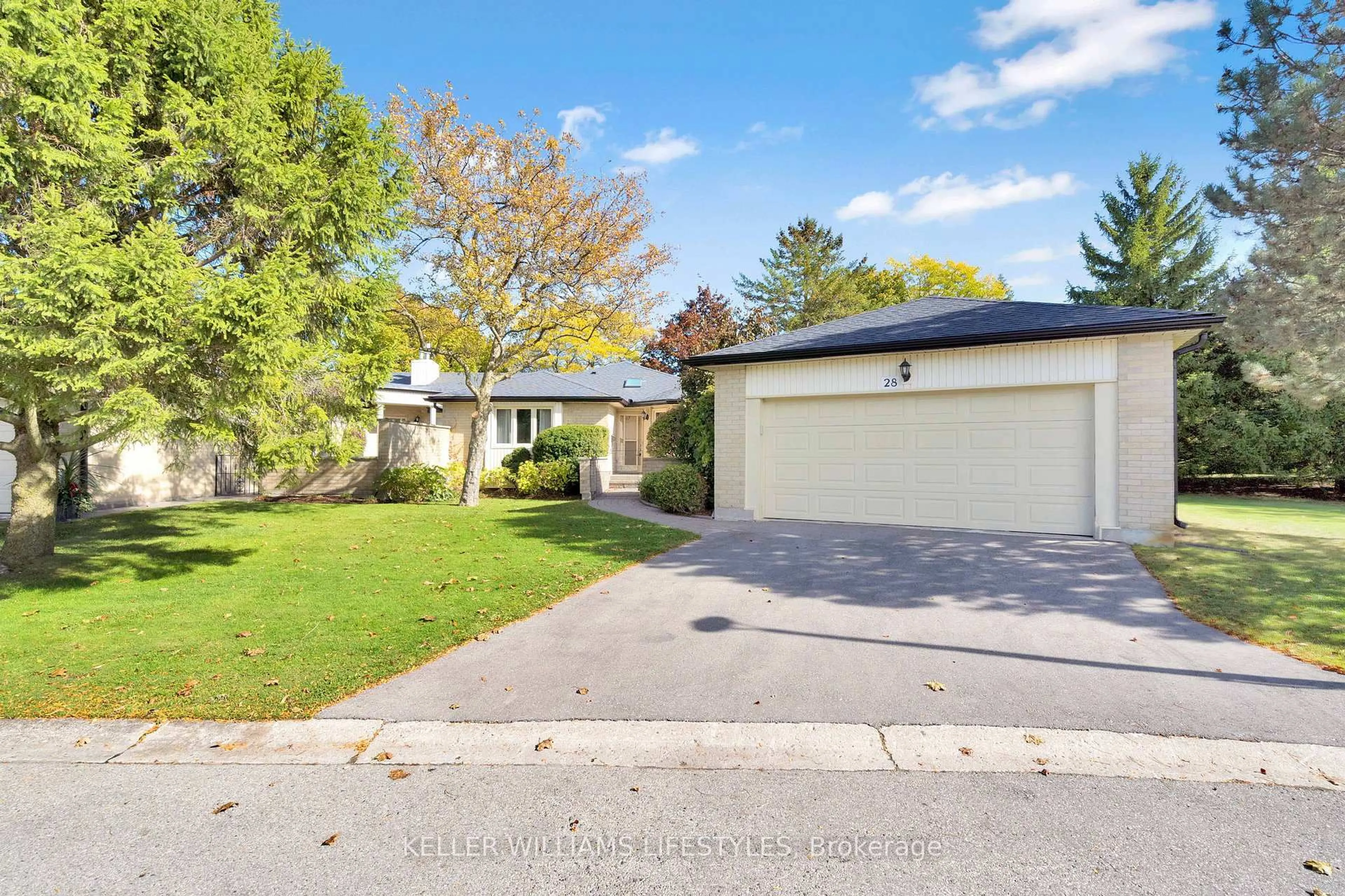 A pic from outside/outdoor area/front of a property/back of a property/a pic from drone, street for 163 Pine Valley Dr #28, London South Ontario N6J 4R4