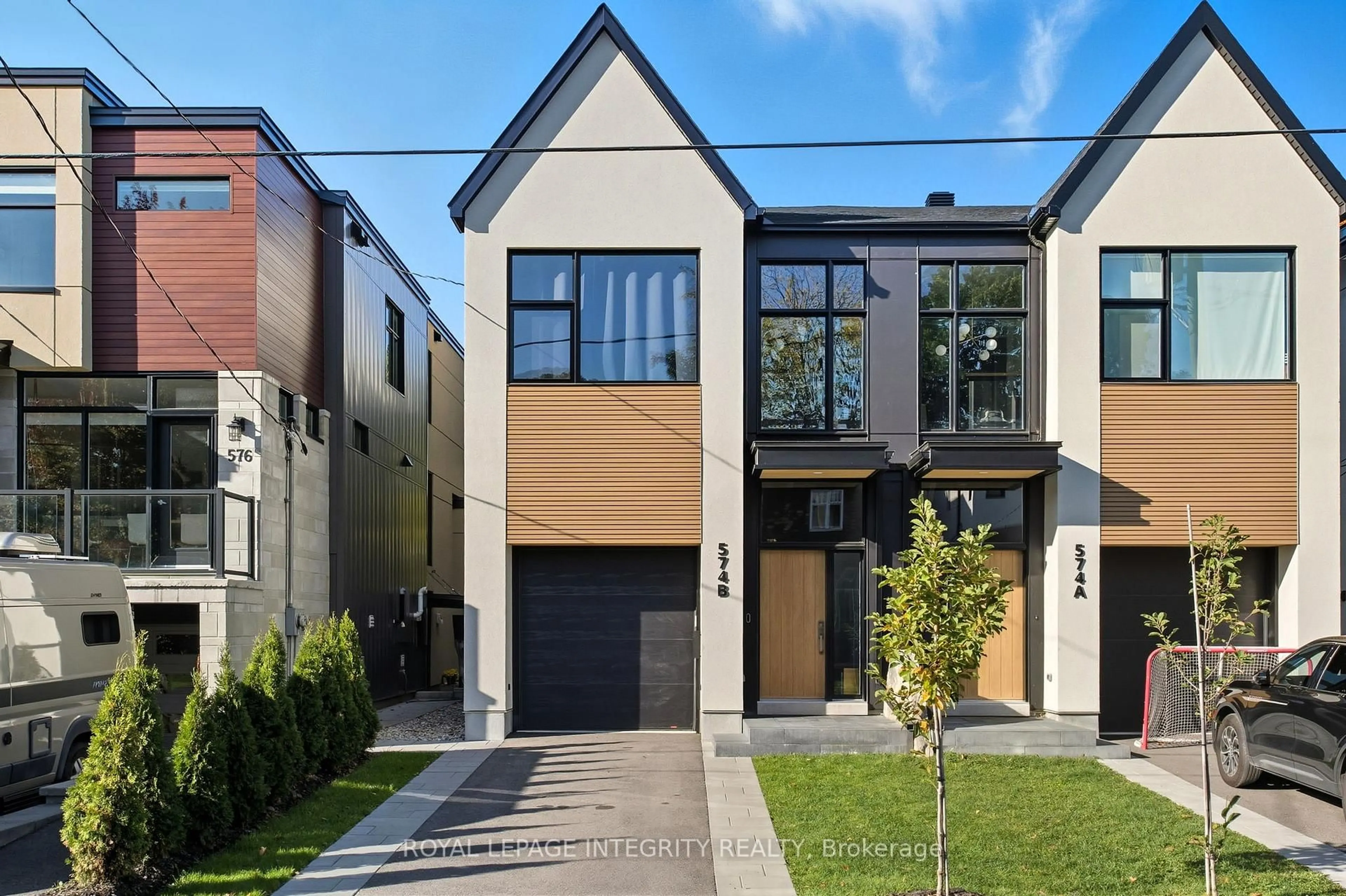 Home with brick exterior material, street for 574 Edison Ave #B, Ottawa Ontario K2A 1V4
