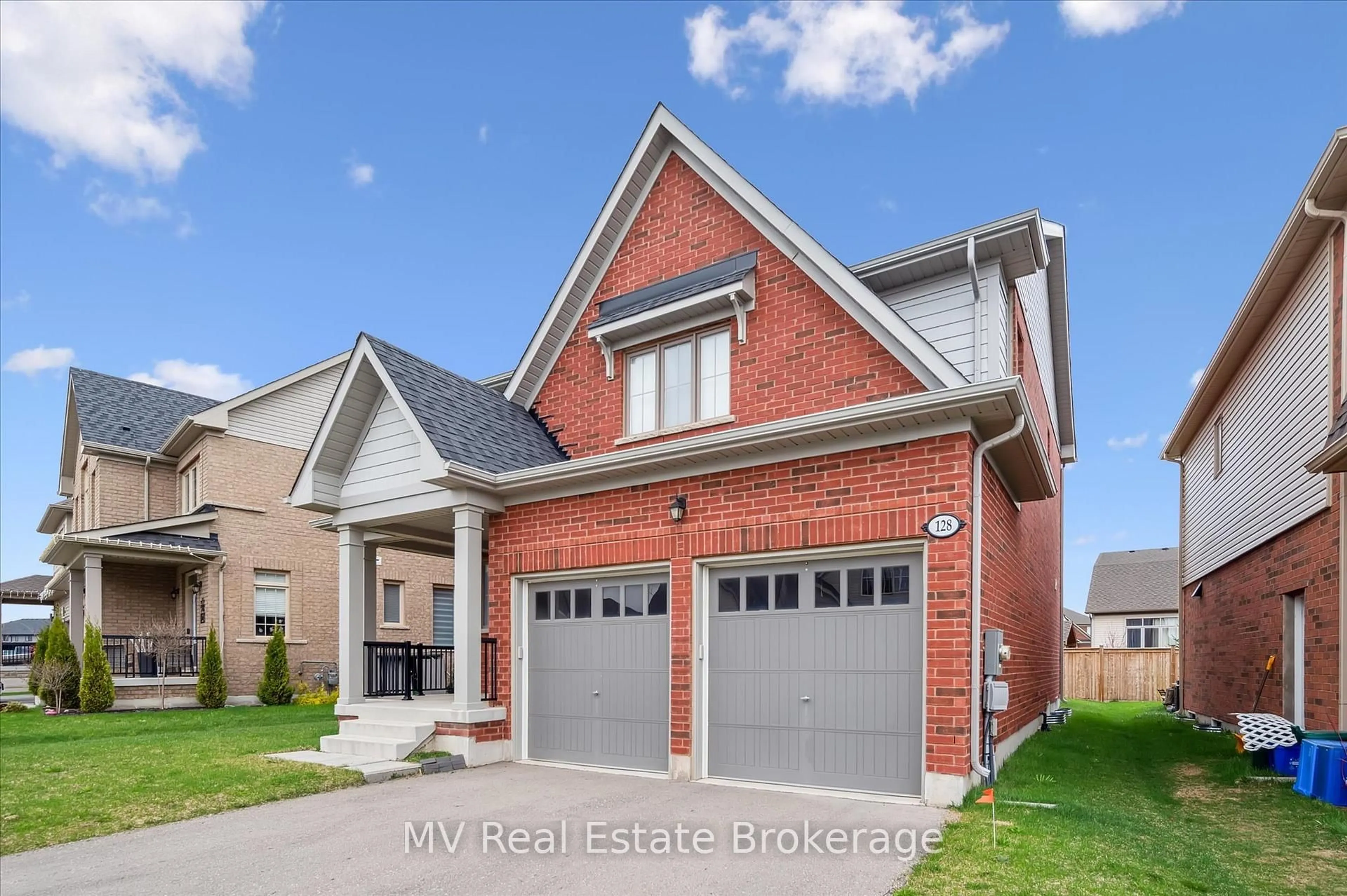 Home with brick exterior material, street for 128 Farley Rd, Centre Wellington Ontario N1M 0E8