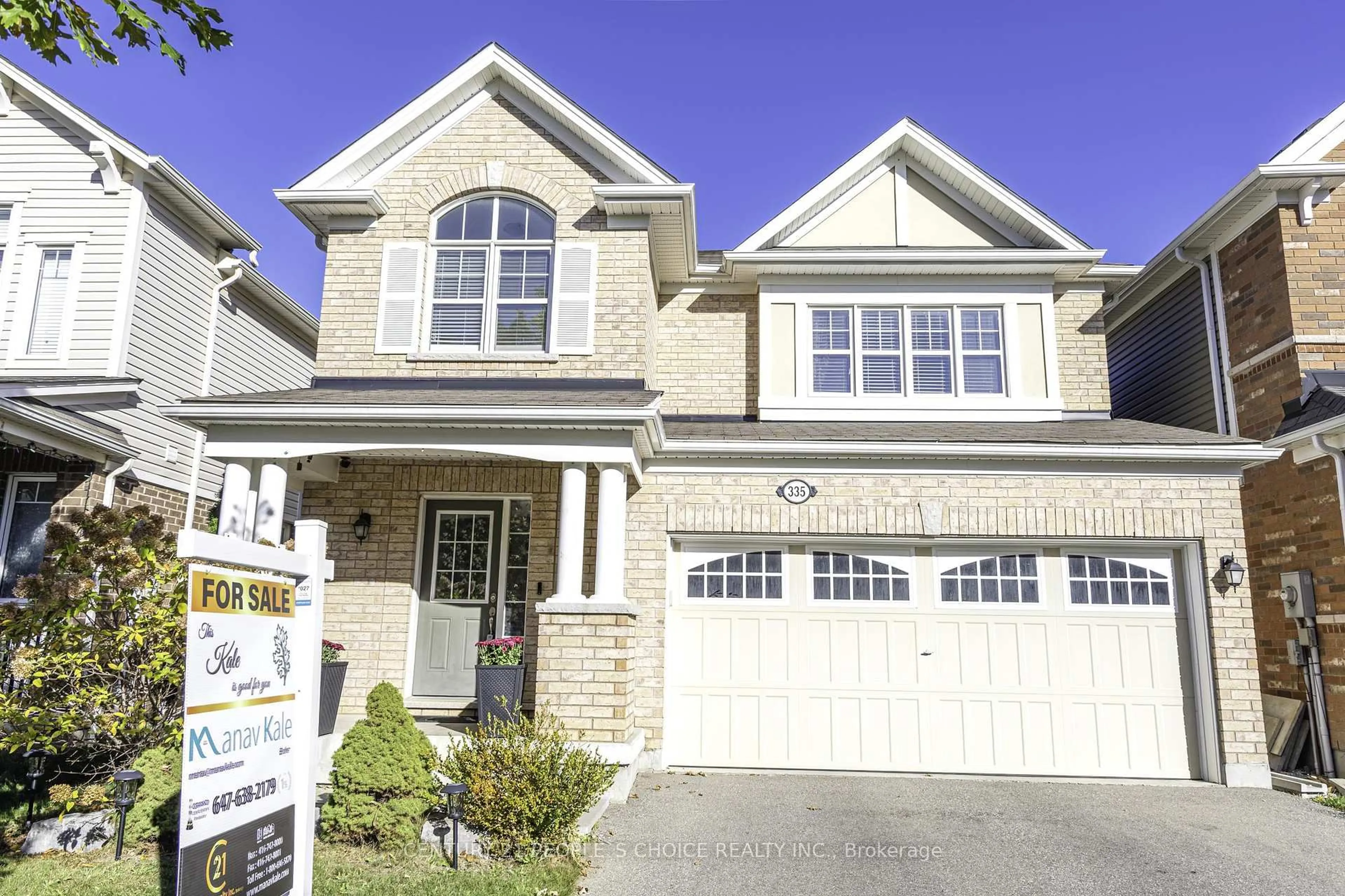 Home with brick exterior material, street for 335 Falling Green Cres, Kitchener Ontario N2R 0G4