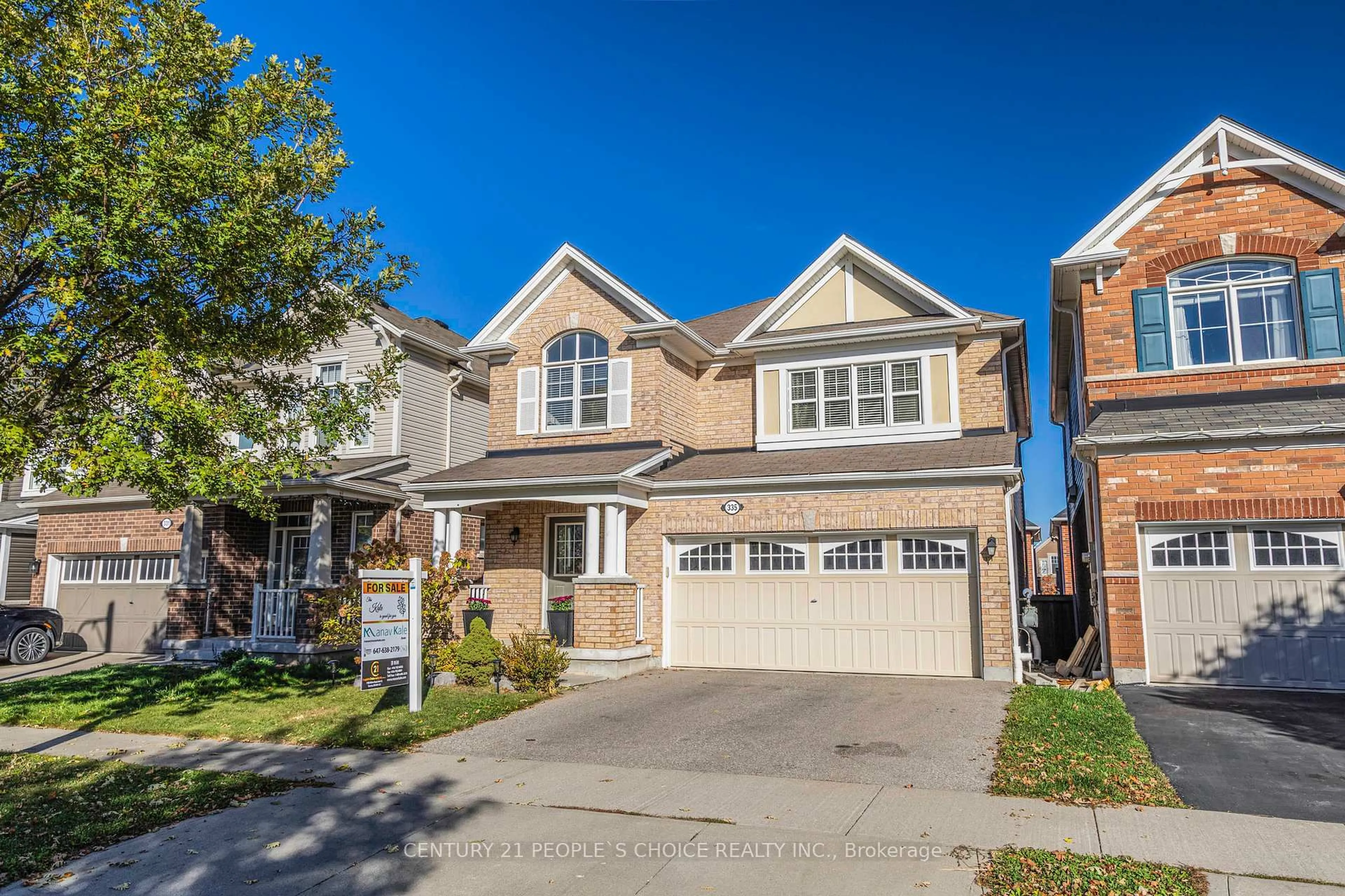Home with brick exterior material, street for 335 Falling Green Cres, Kitchener Ontario N2R 0G4