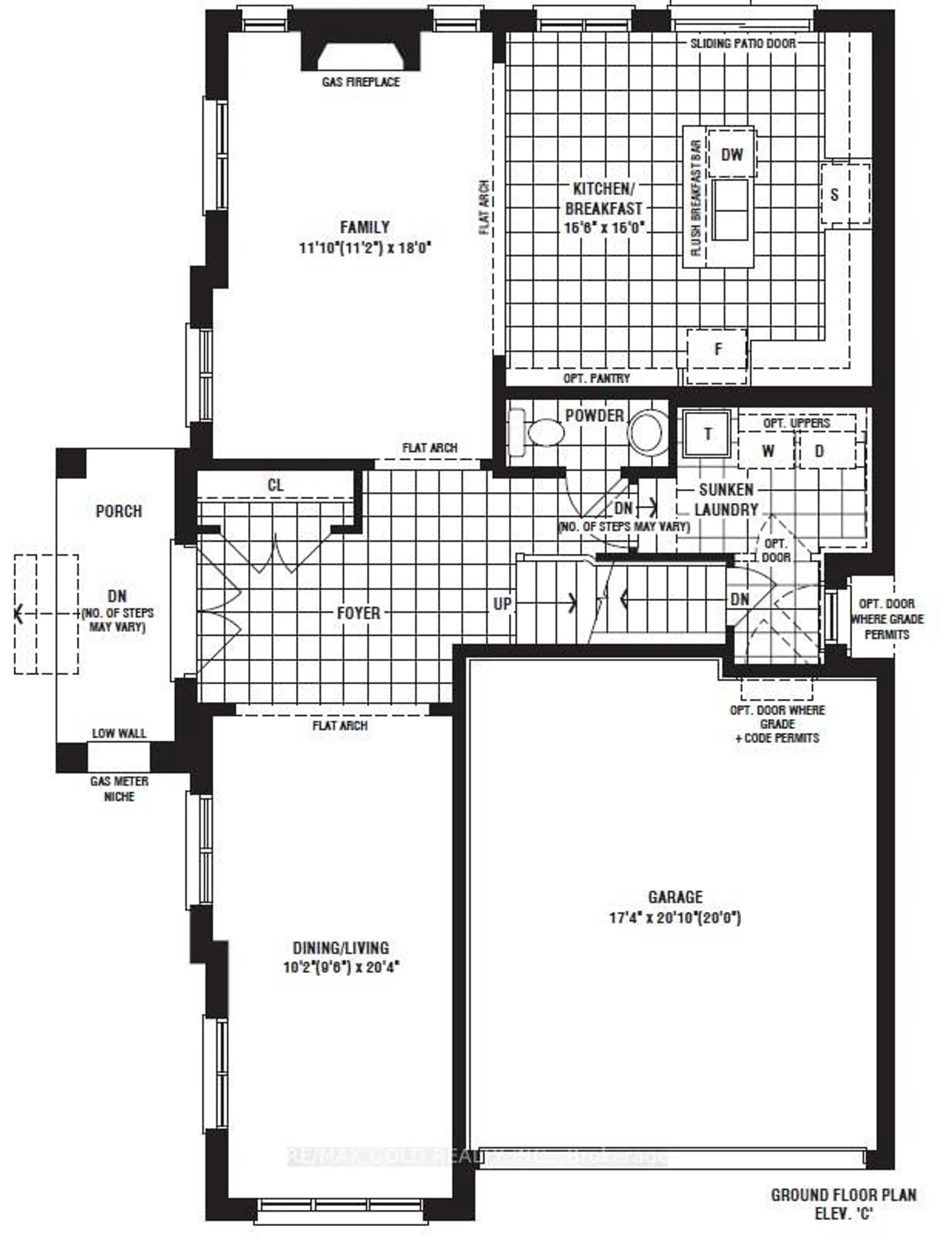 Floor plan for 687 Anishinaabe Dr, Shelburne Ontario L6V 3Y5