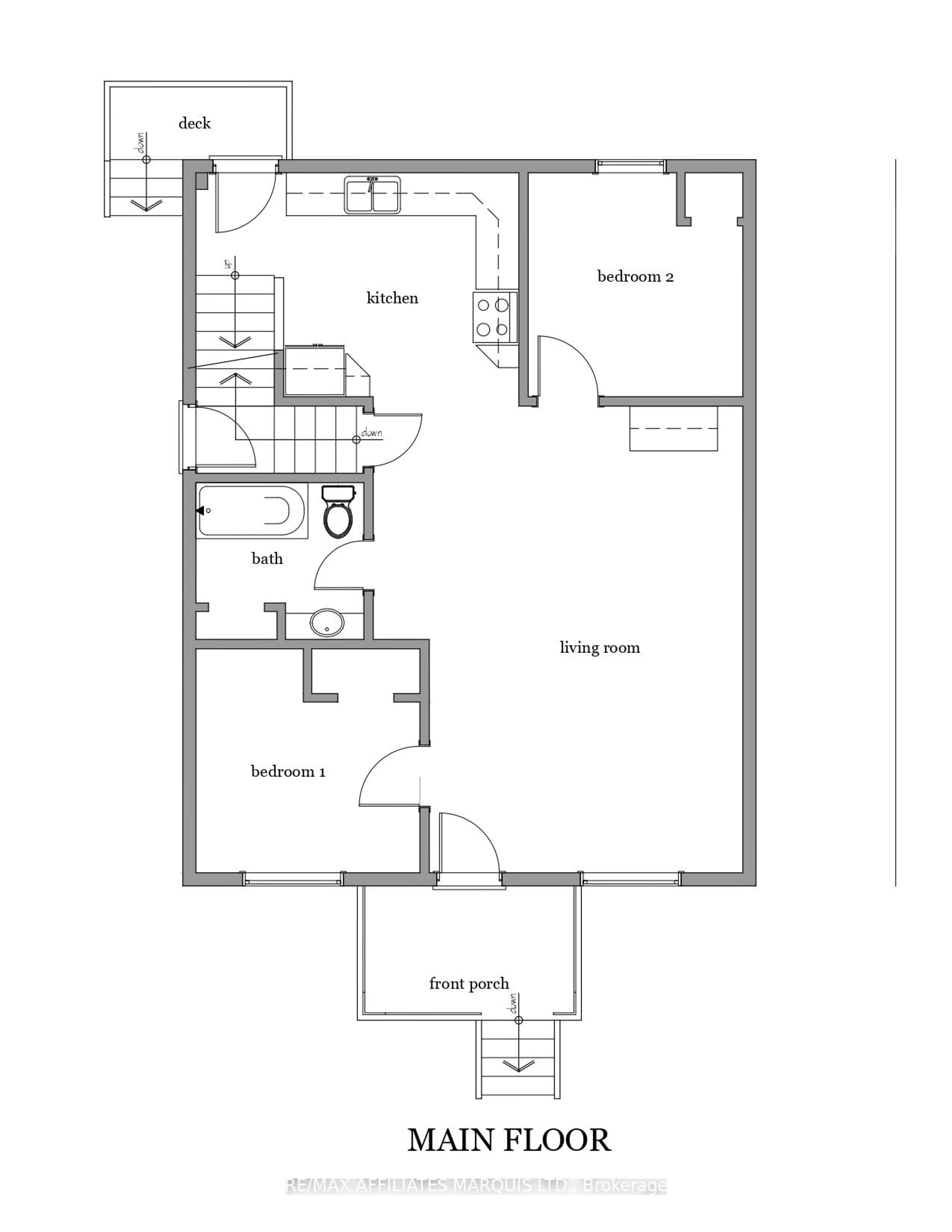 Floor plan for 303 Guy St, Cornwall Ontario K6H 4V3