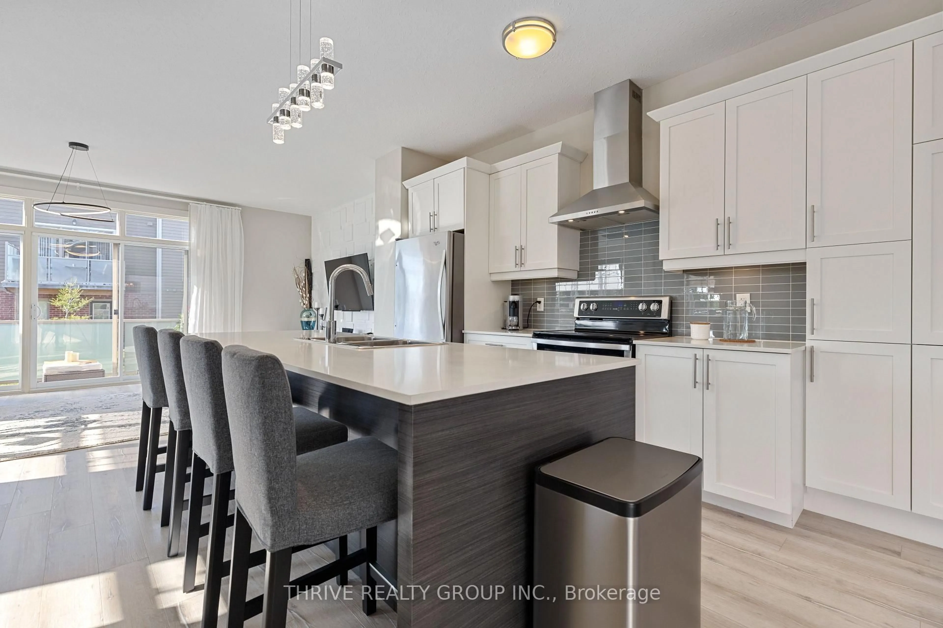 Open concept kitchen, ceramic/tile floor for 3025 Singleton Ave #64, London South Ontario N6L 0E6