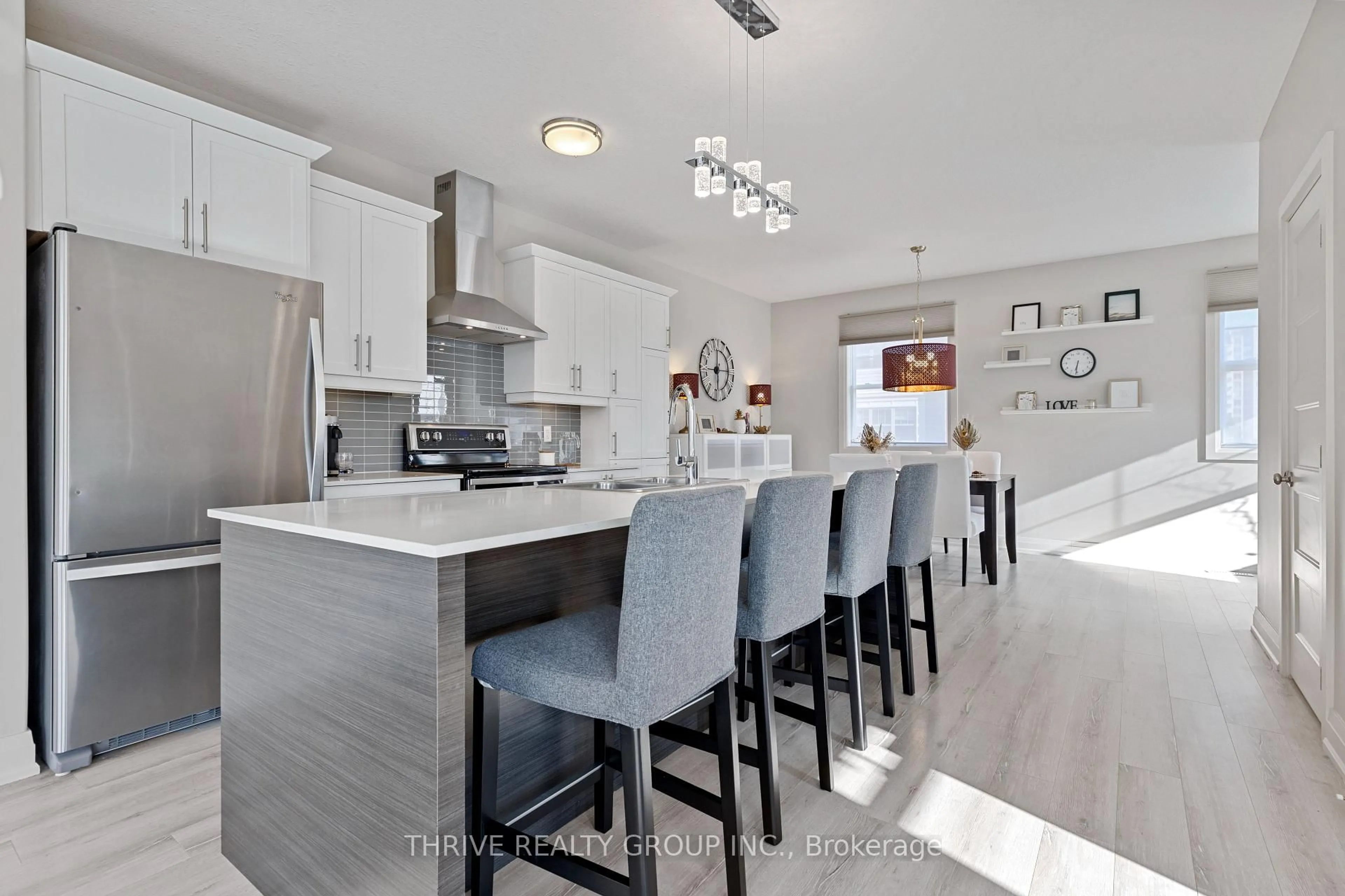 Open concept kitchen, ceramic/tile floor for 3025 Singleton Ave #64, London South Ontario N6L 0E6