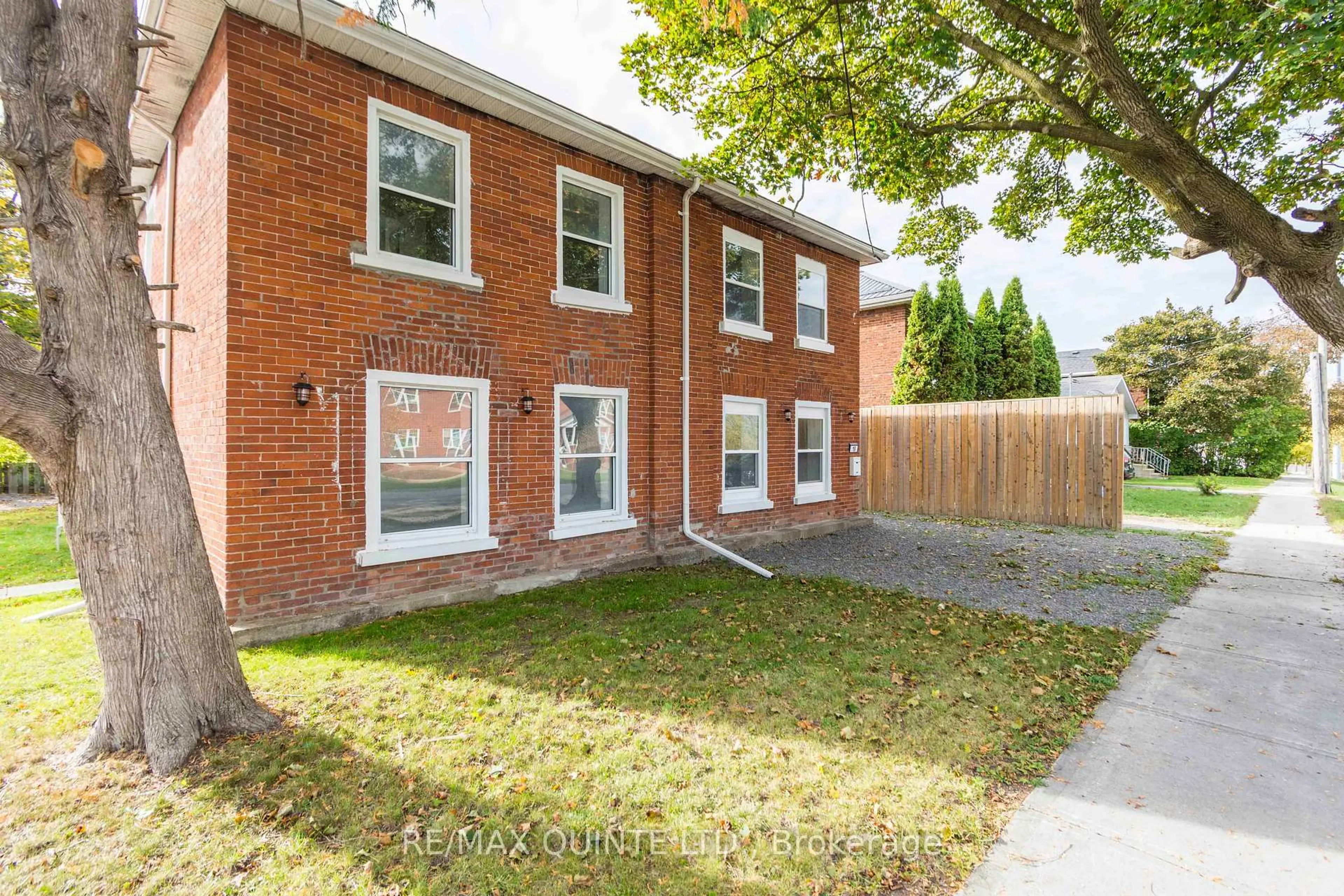 Home with brick exterior material, street for 19 & 21 Railway Terr, Belleville Ontario K8N 2R8