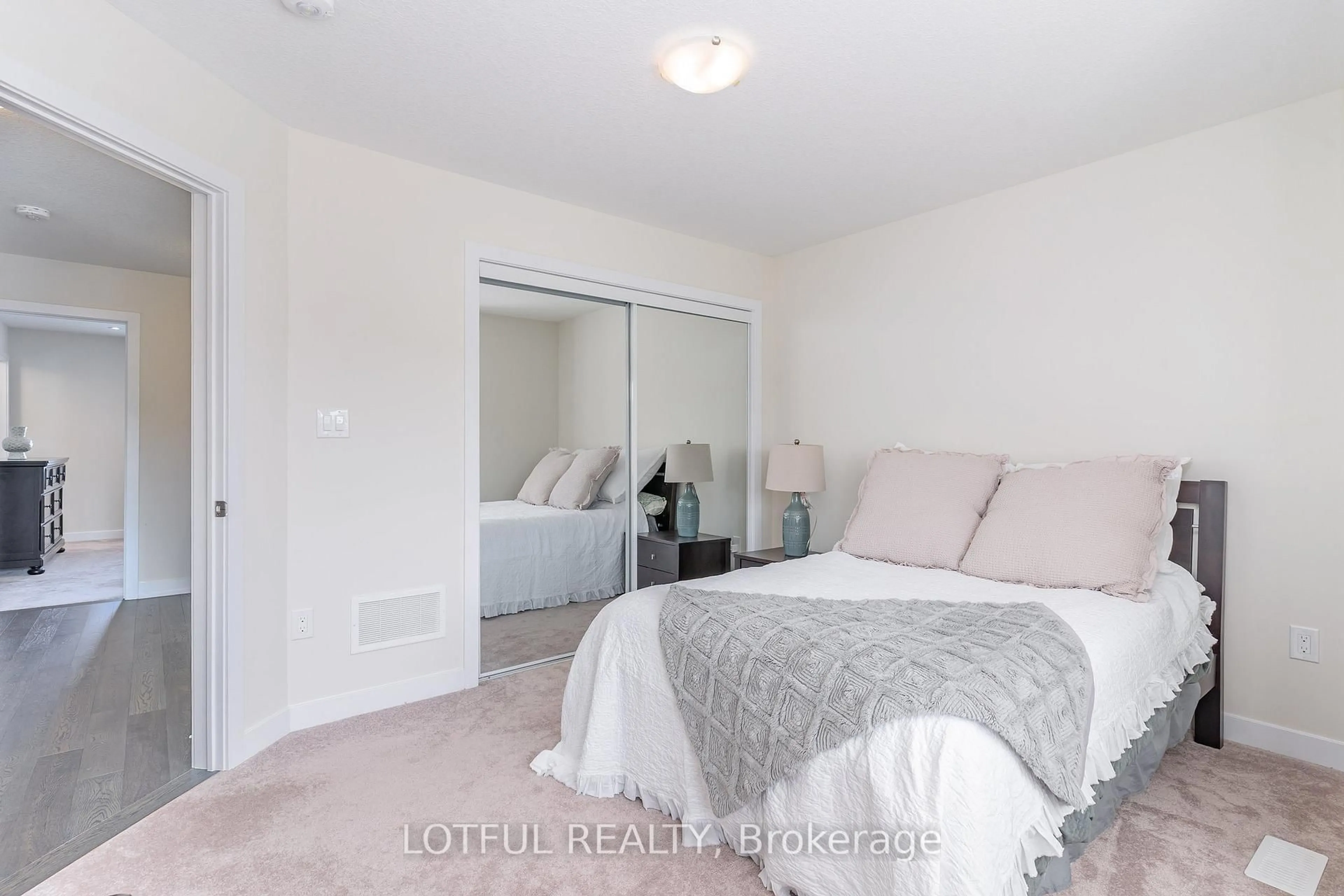 Bedroom with bed, unknown for 82 Lilac Circ, Haldimand Ontario N3W 0H6