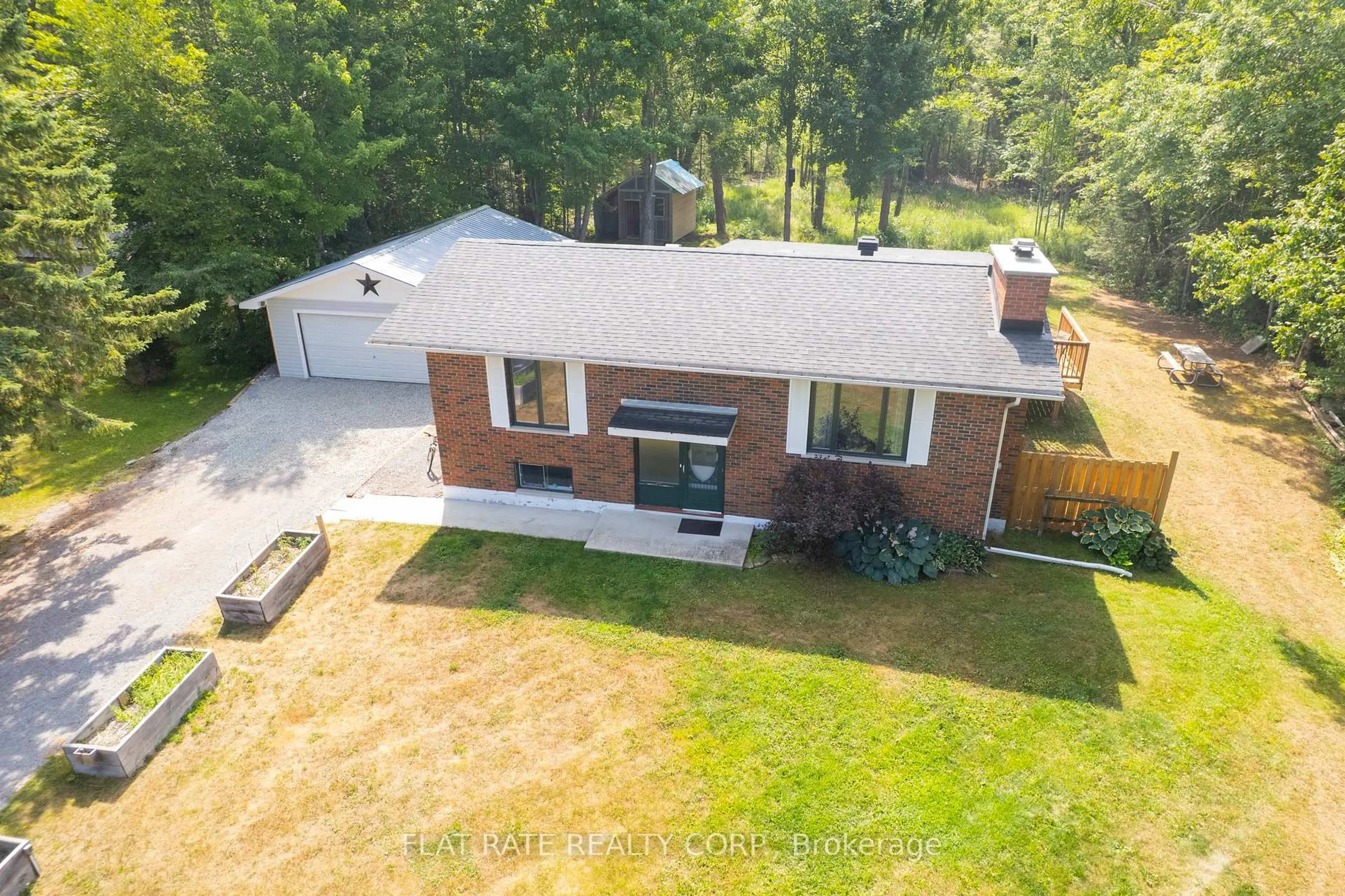 A pic from outside/outdoor area/front of a property/back of a property/a pic from drone, unknown for 166 MCFADDEN Rd, North Kawartha Ontario K0L 1A0