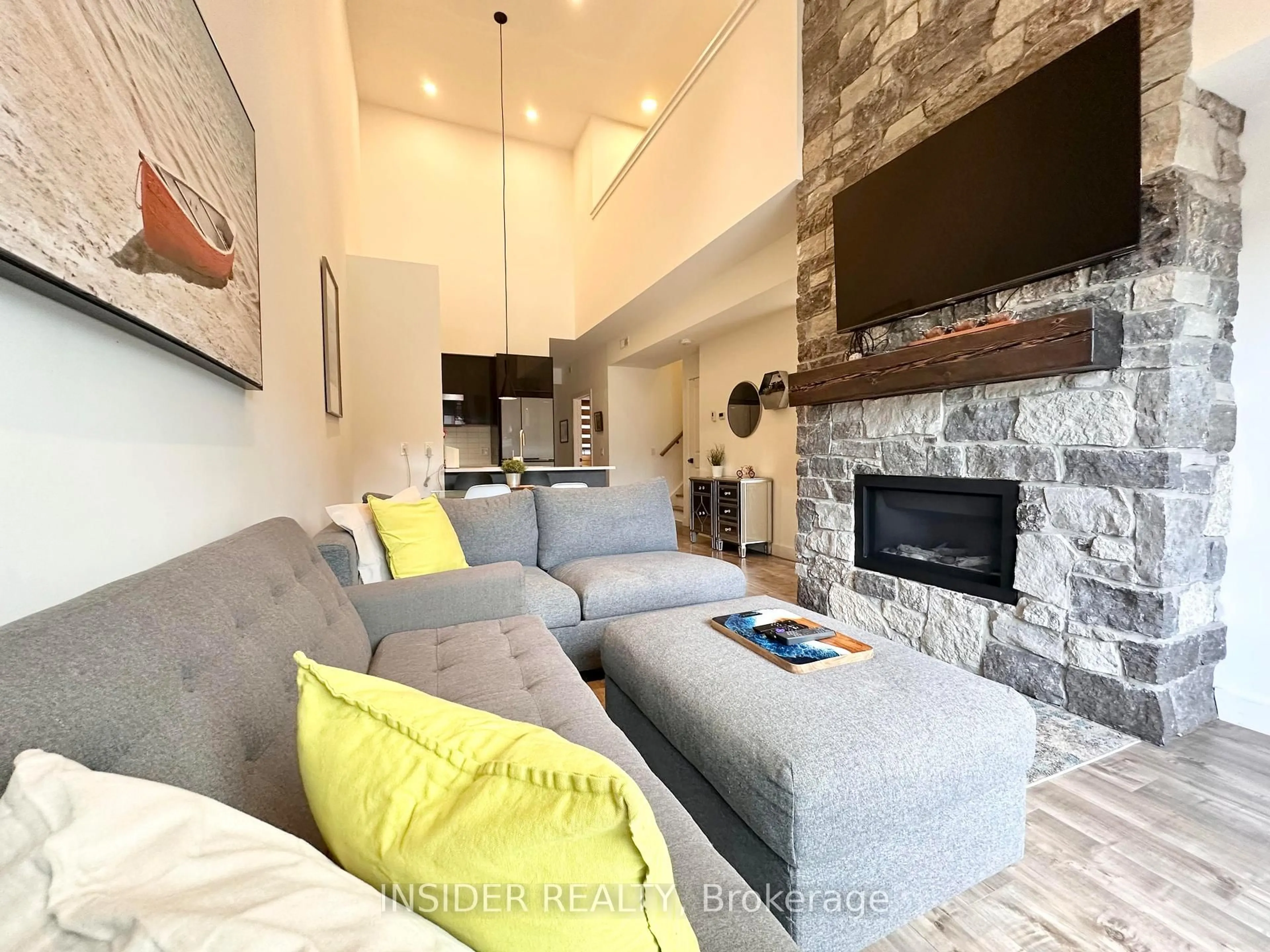 Living room with furniture, unknown for 10 Beausoleil Lane #303, Blue Mountains Ontario L9Y 2X5