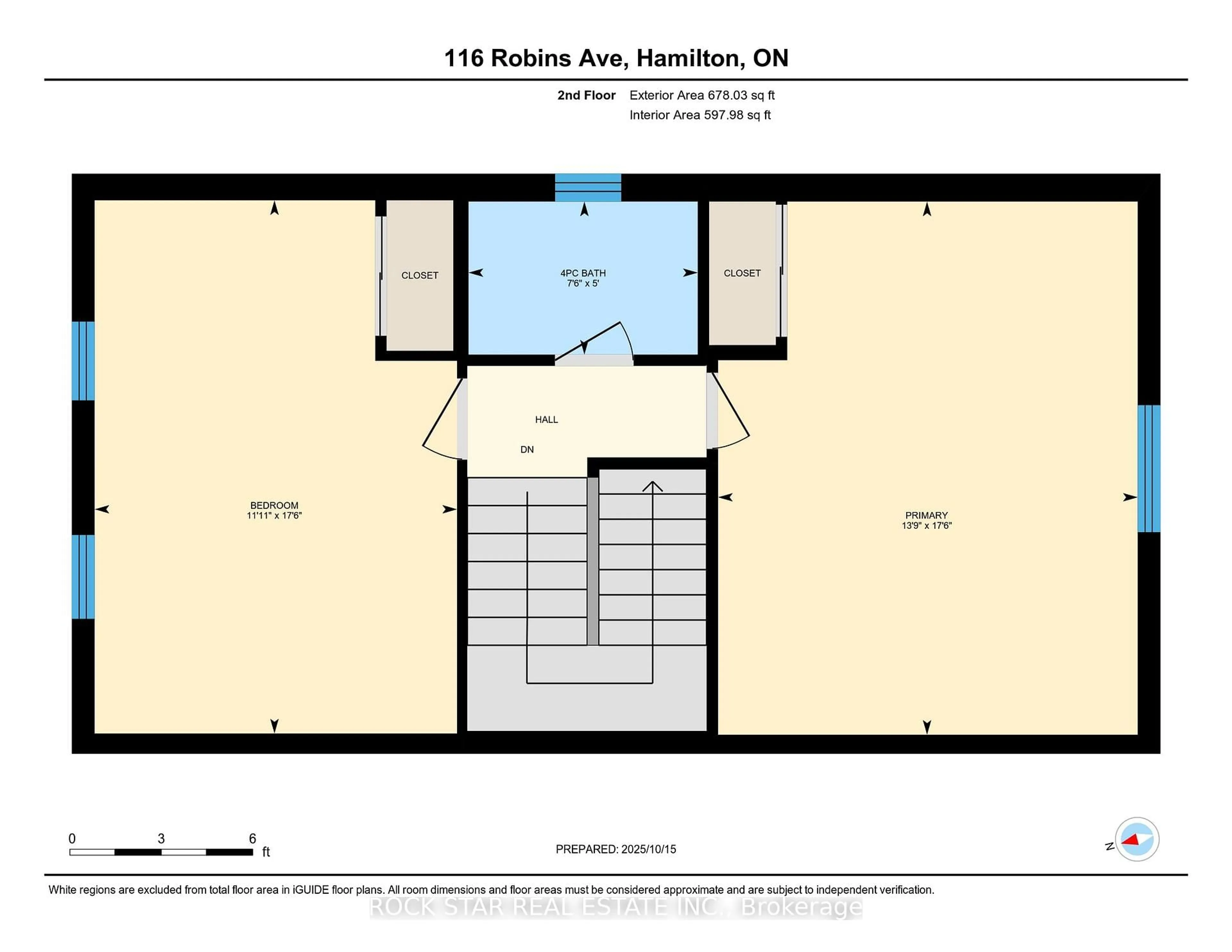 Floor plan for 116 Robins Ave, Hamilton Ontario L8H 4N7