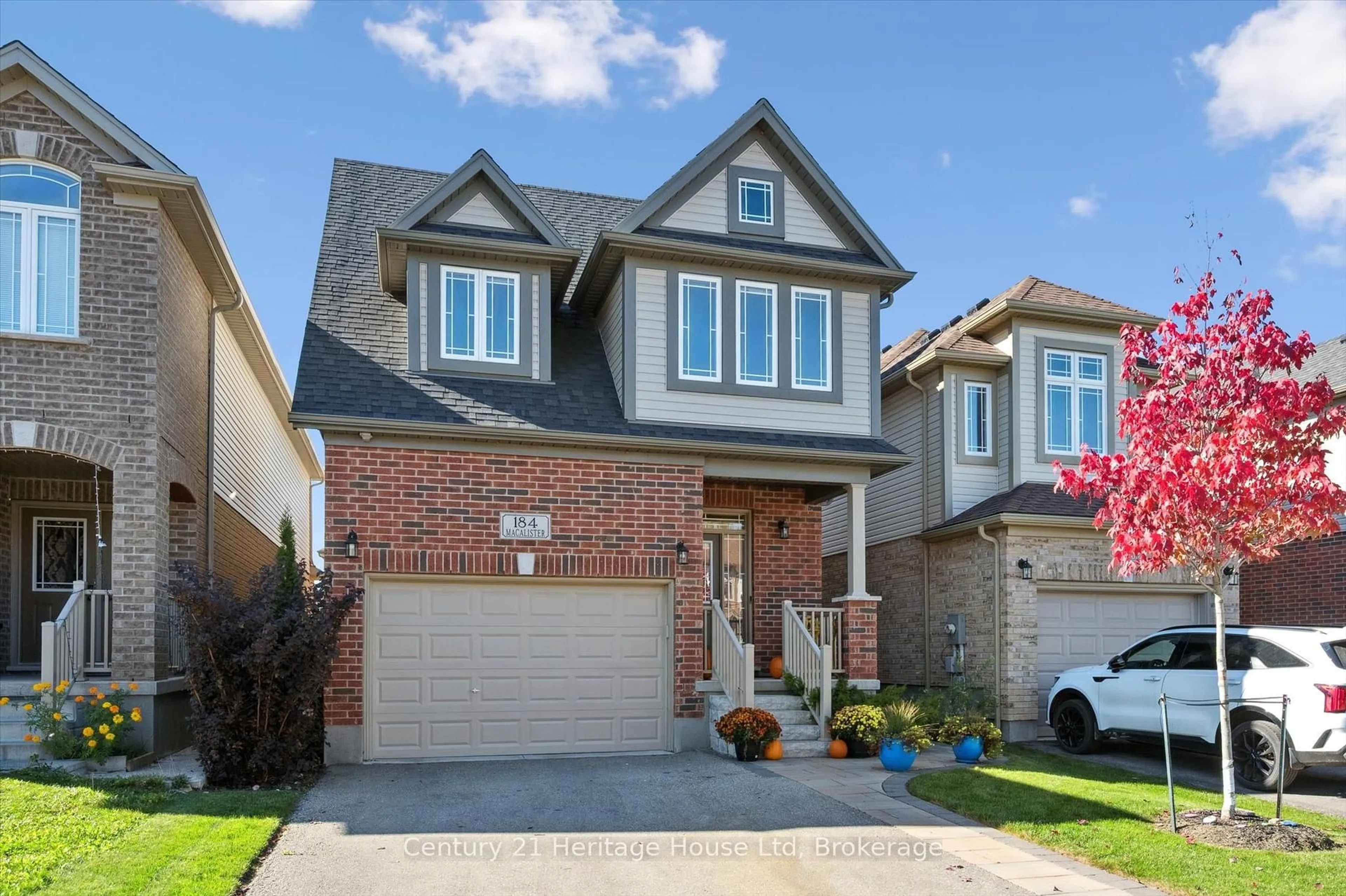 Home with brick exterior material, street for 184 Macalister Blvd, Guelph Ontario N1G 0G8