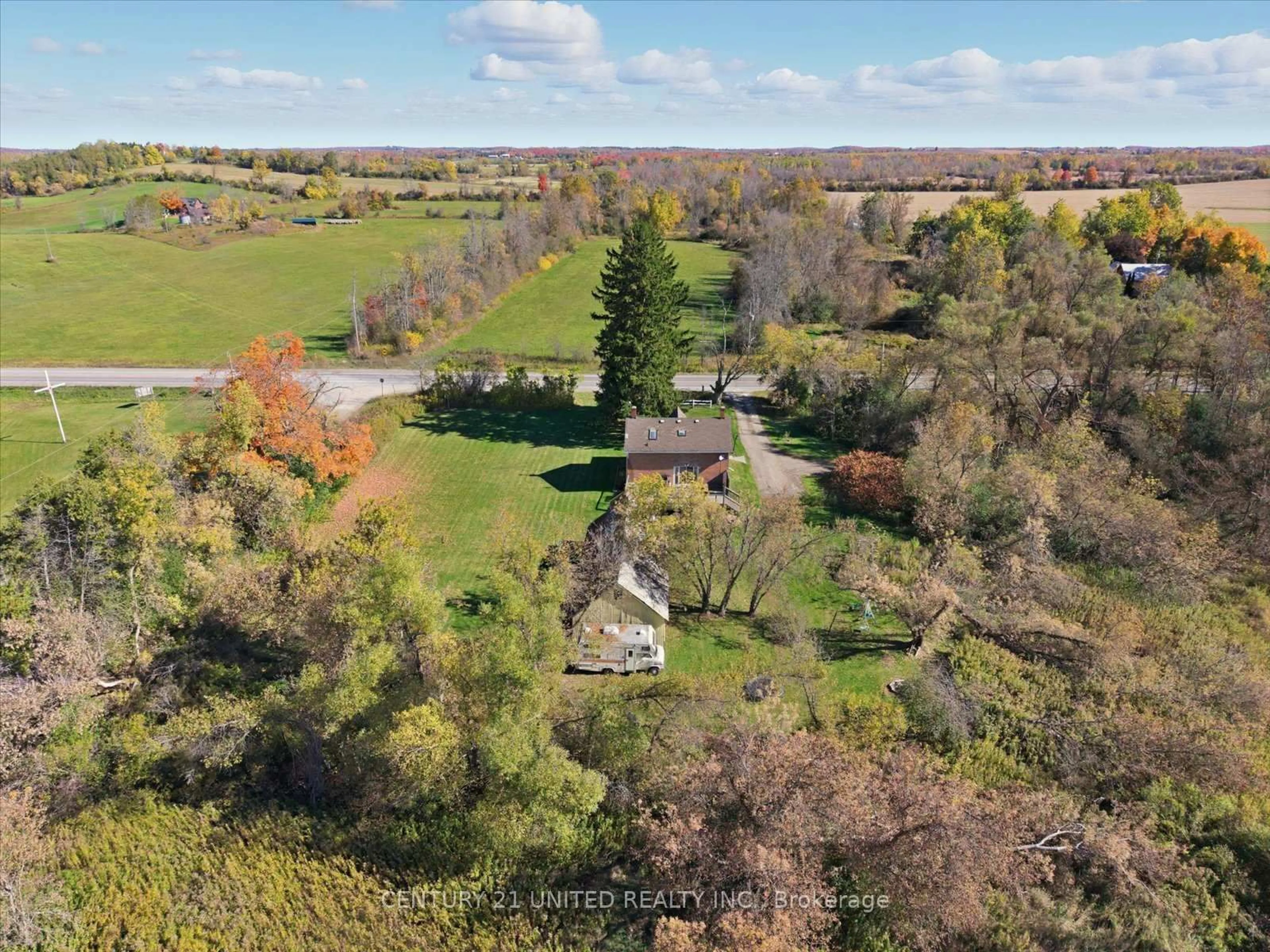 A pic from outside/outdoor area/front of a property/back of a property/a pic from drone, unknown for 3766 Wallace Point Rd, Otonabee-South Monaghan Ontario K9J 6Y3