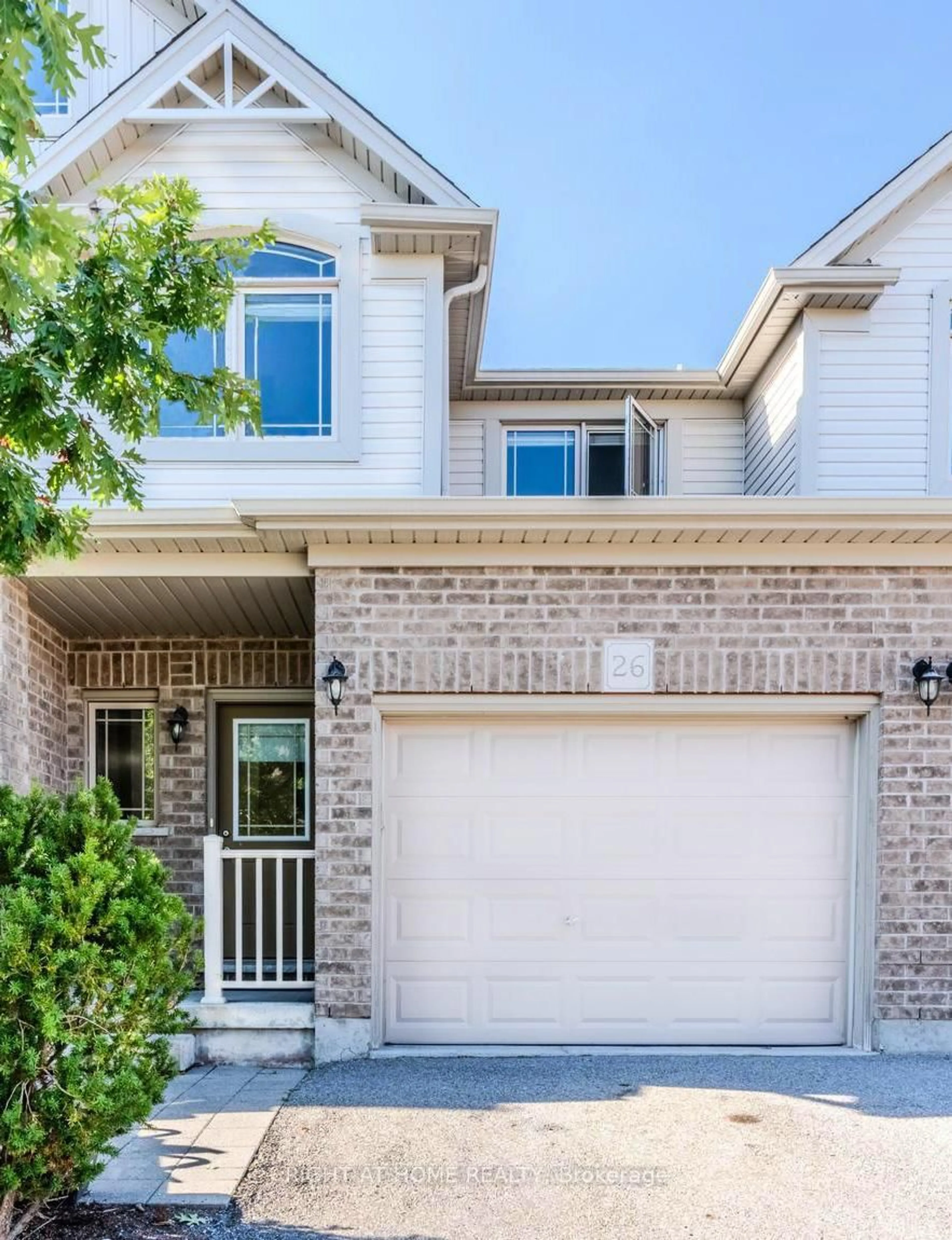 Home with brick exterior material, street for 14 Amos Dr #26, Guelph Ontario N1L 0M2