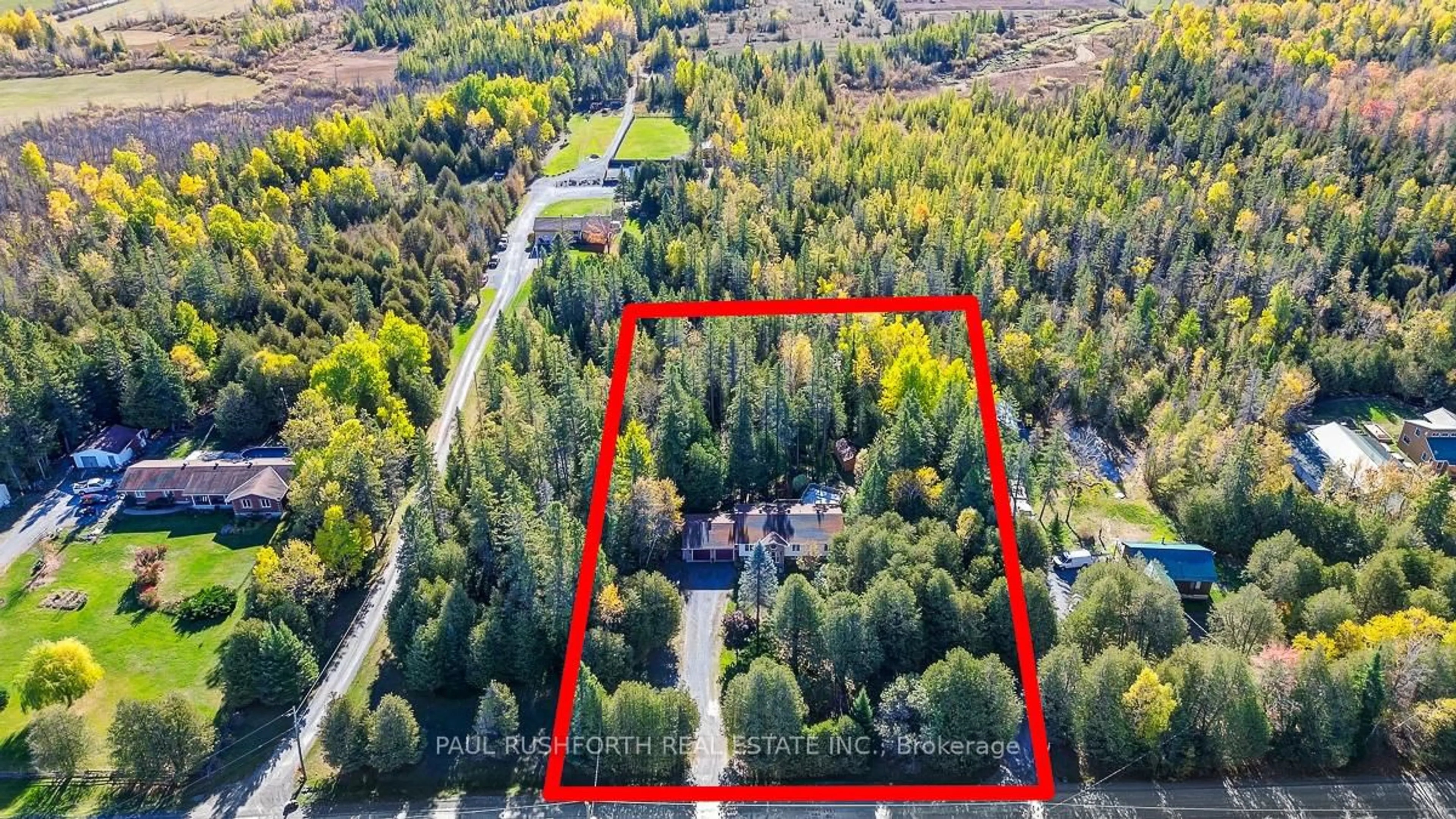A pic from outside/outdoor area/front of a property/back of a property/a pic from drone, water/lake/river/ocean view for 177 Graham Rd, Ashton Ontario K0A 1B0