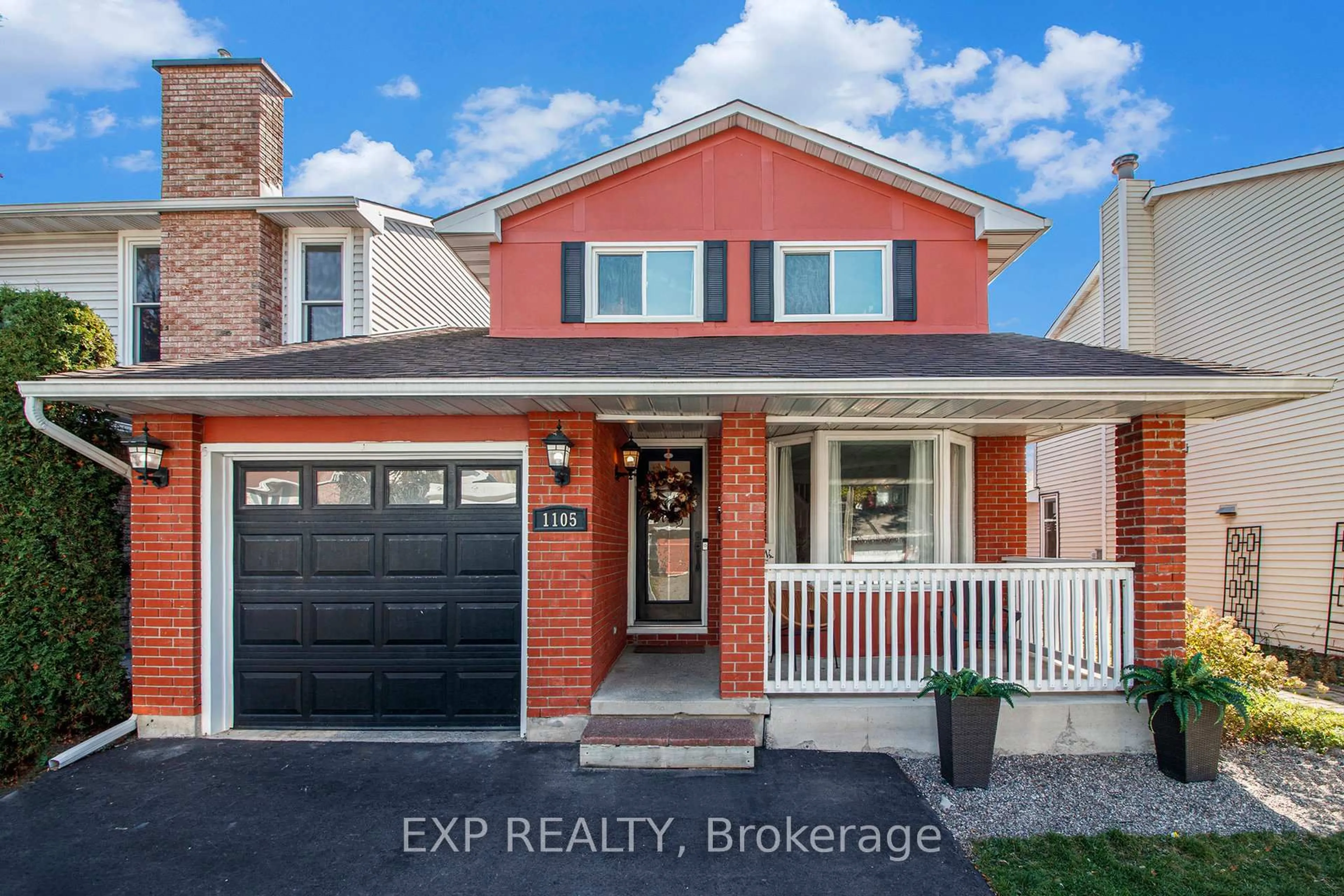 Home with brick exterior material, street for 1105 Taffy Lane, Orleans Ontario K1C 1Y4