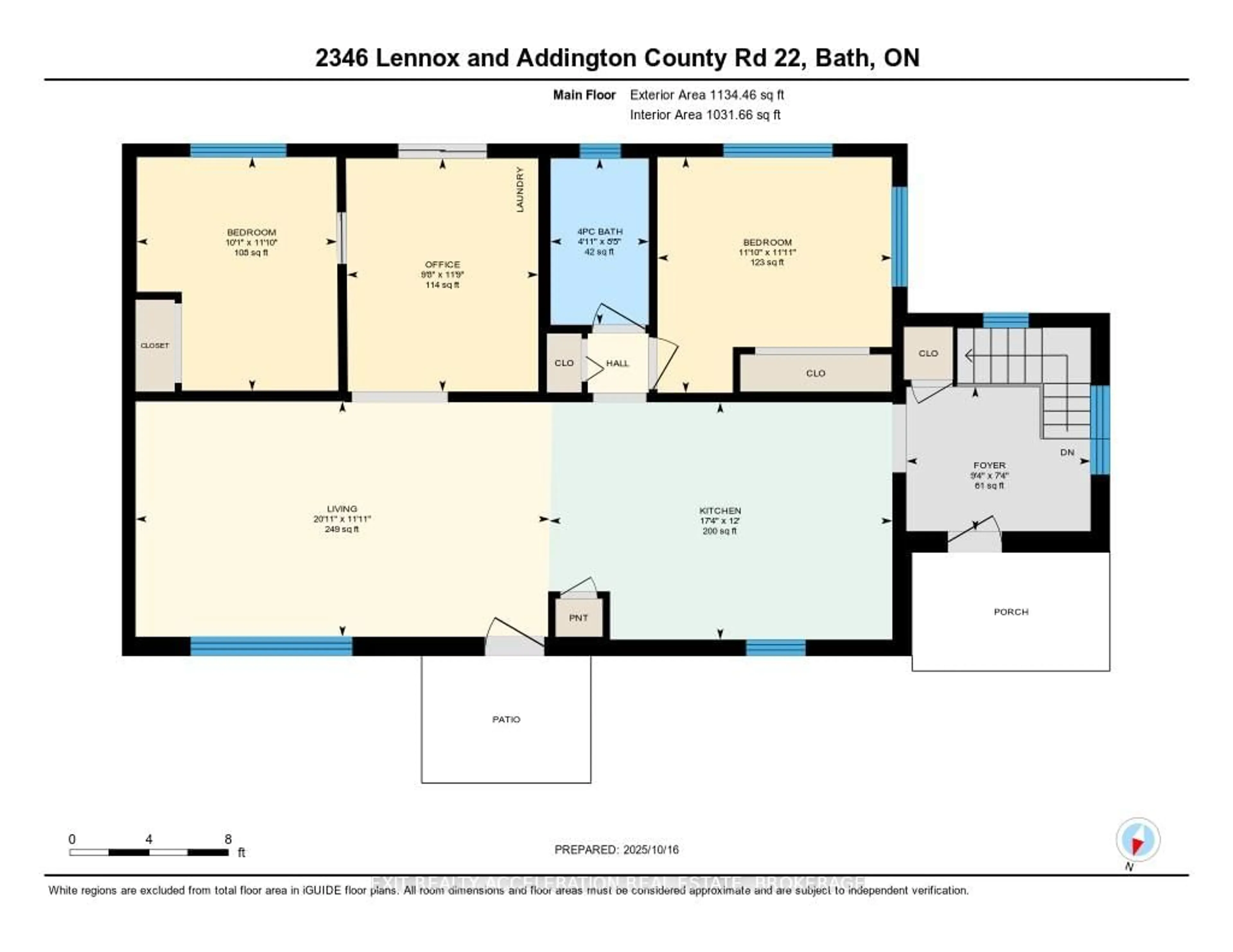 Floor plan for 2346 County Road 22, Bath Ontario K0H 1G0