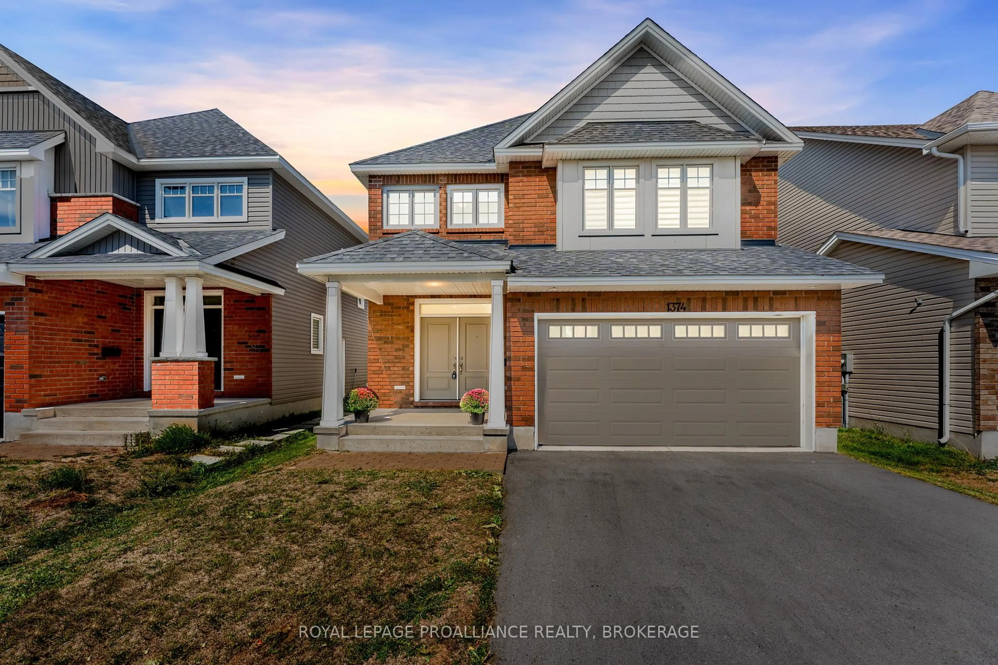 Home with brick exterior material, street for 1374 Monarch Dr, Kingston Ontario K7P 0S2