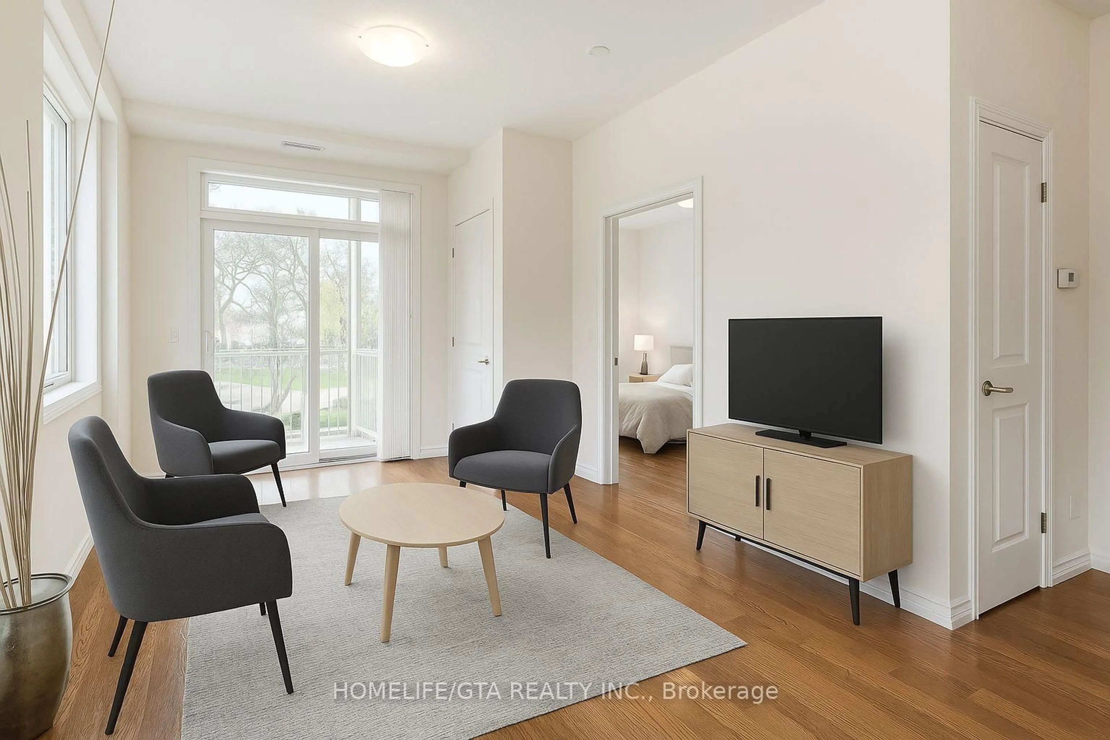 Living room with furniture, unknown for 95 Wilson St #102, Hamilton Ontario L8L 5C4