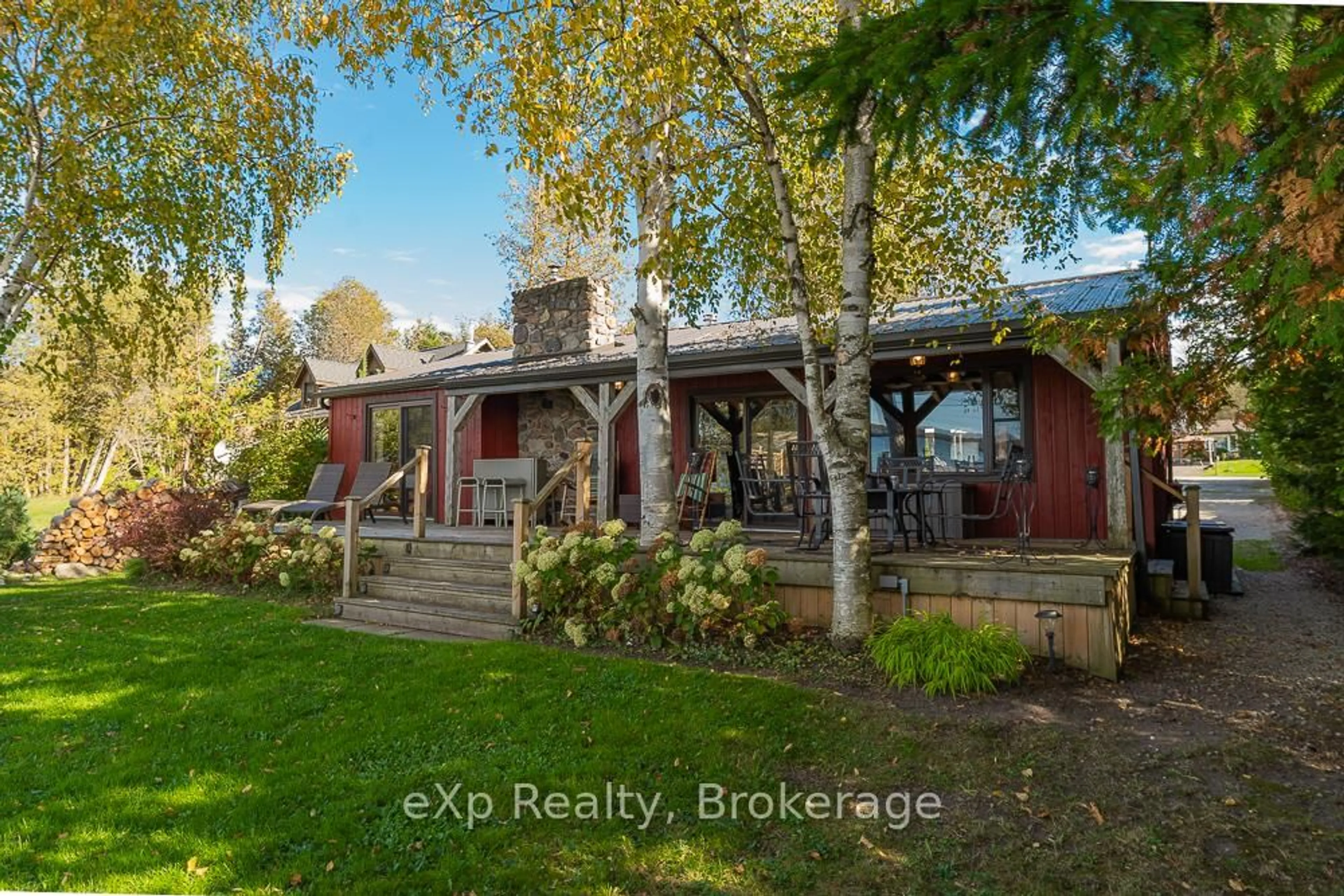 A pic from outside/outdoor area/front of a property/back of a property/a pic from drone, street for 111 Wilson Dr, Georgian Bluffs Ontario N0H 2T0