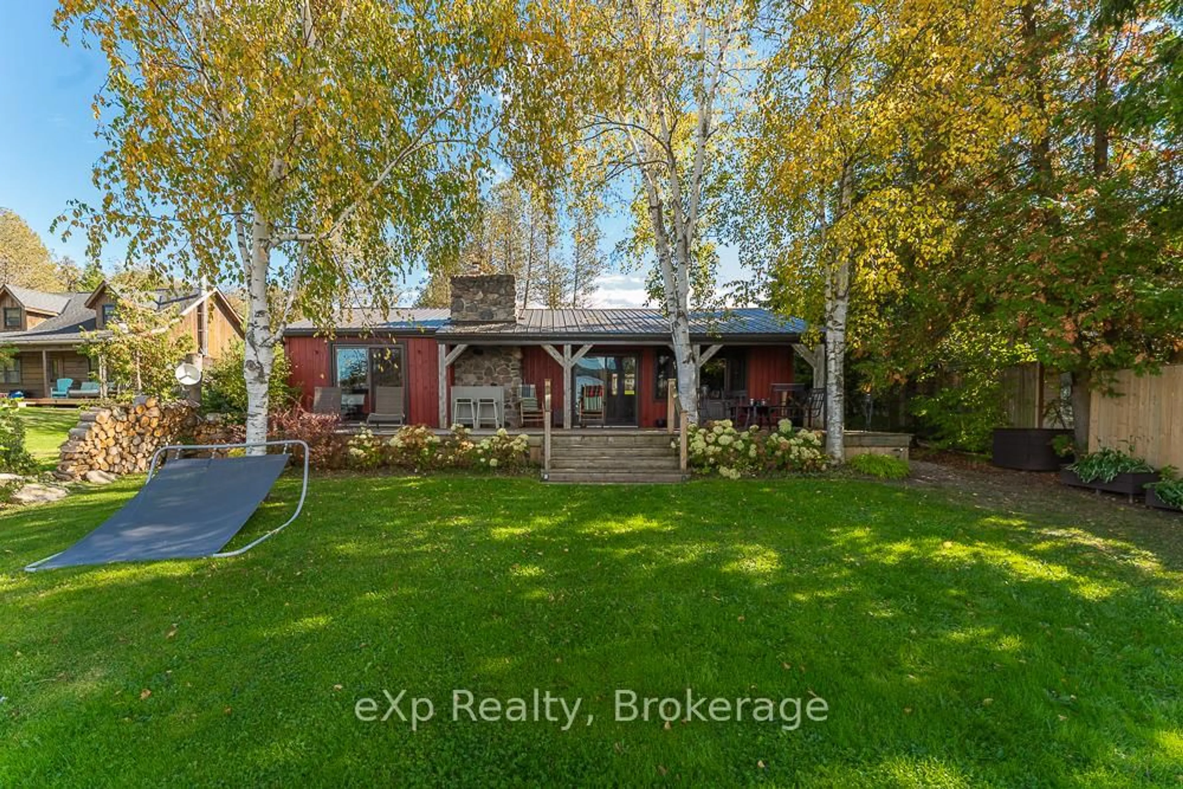 A pic from outside/outdoor area/front of a property/back of a property/a pic from drone, street for 111 Wilson Dr, Georgian Bluffs Ontario N0H 2T0