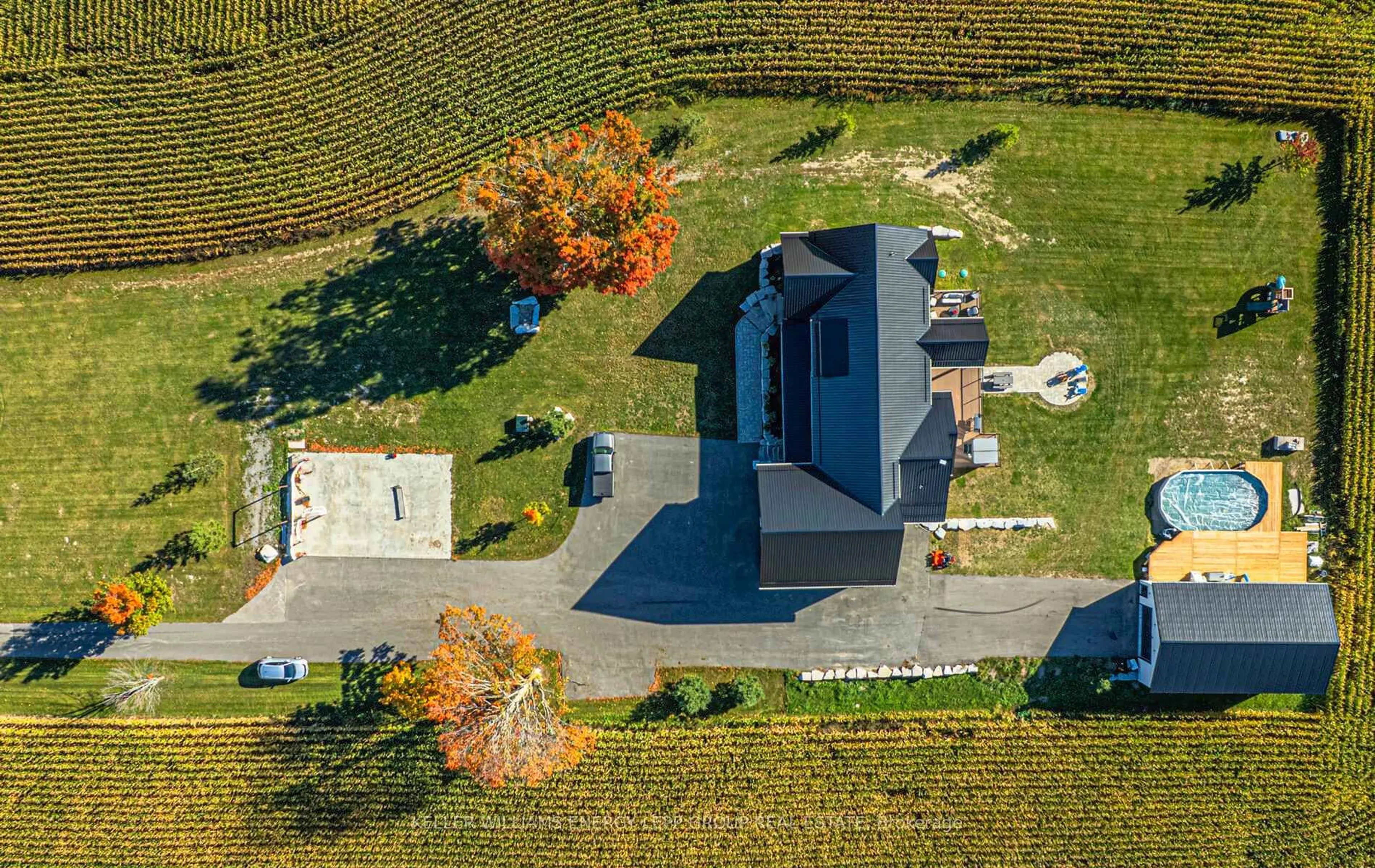 A pic from outside/outdoor area/front of a property/back of a property/a pic from drone, unknown for 305 Glenarm Rd, Kawartha Lakes Ontario K0M 2T0