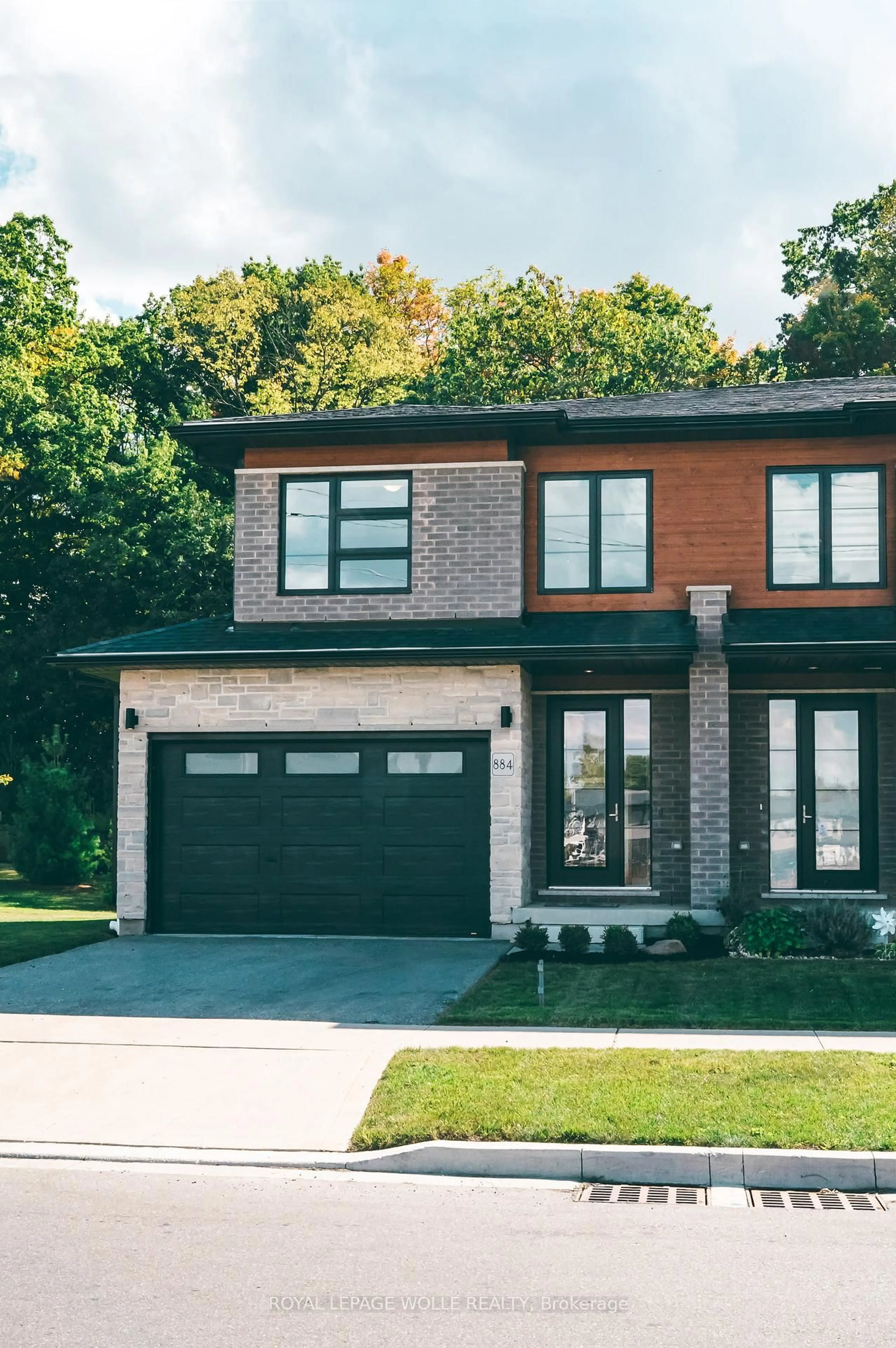 Home with brick exterior material, street for 884 Robert Ferrie Dr, Kitchener Ontario N2R 0P2