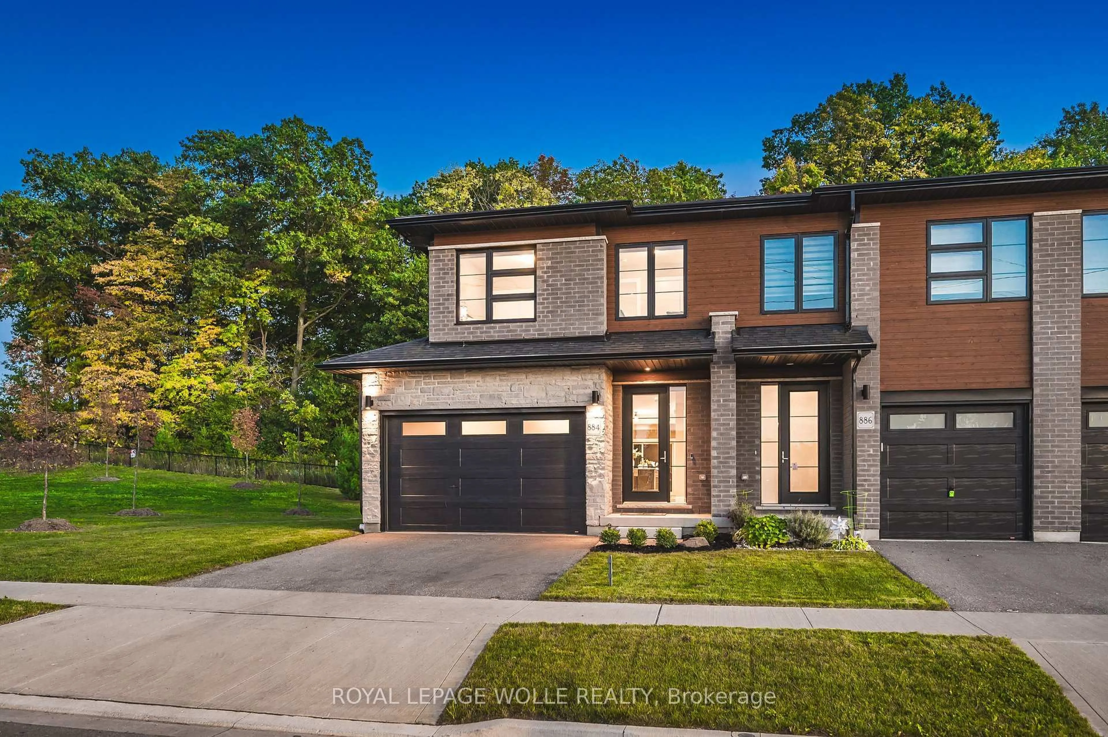 Home with brick exterior material, street for 884 Robert Ferrie Dr, Kitchener Ontario N2R 0P2