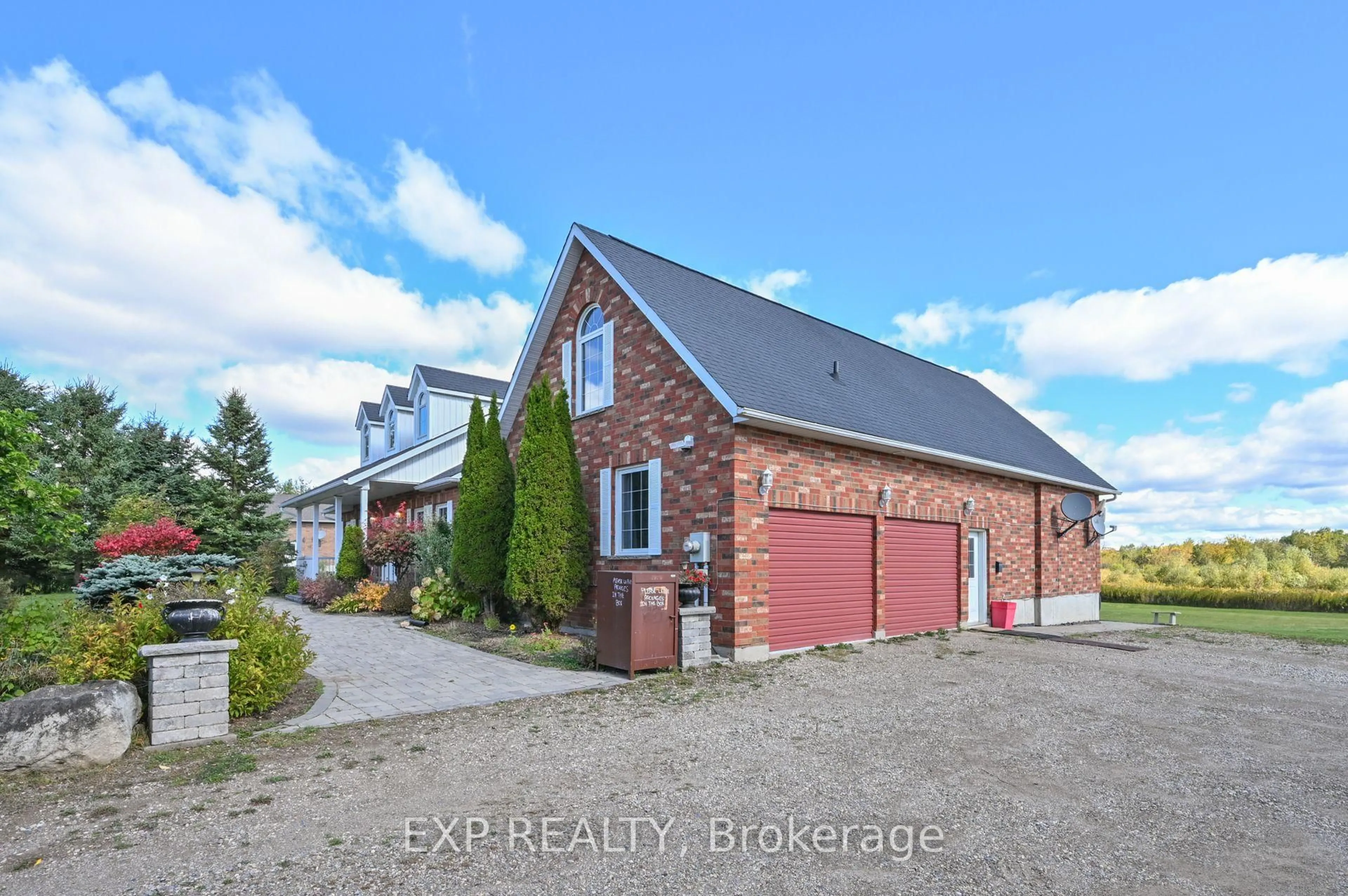 A pic from outside/outdoor area/front of a property/back of a property/a pic from drone, street for 434499 4th Line, Amaranth Ontario L9W 0P4