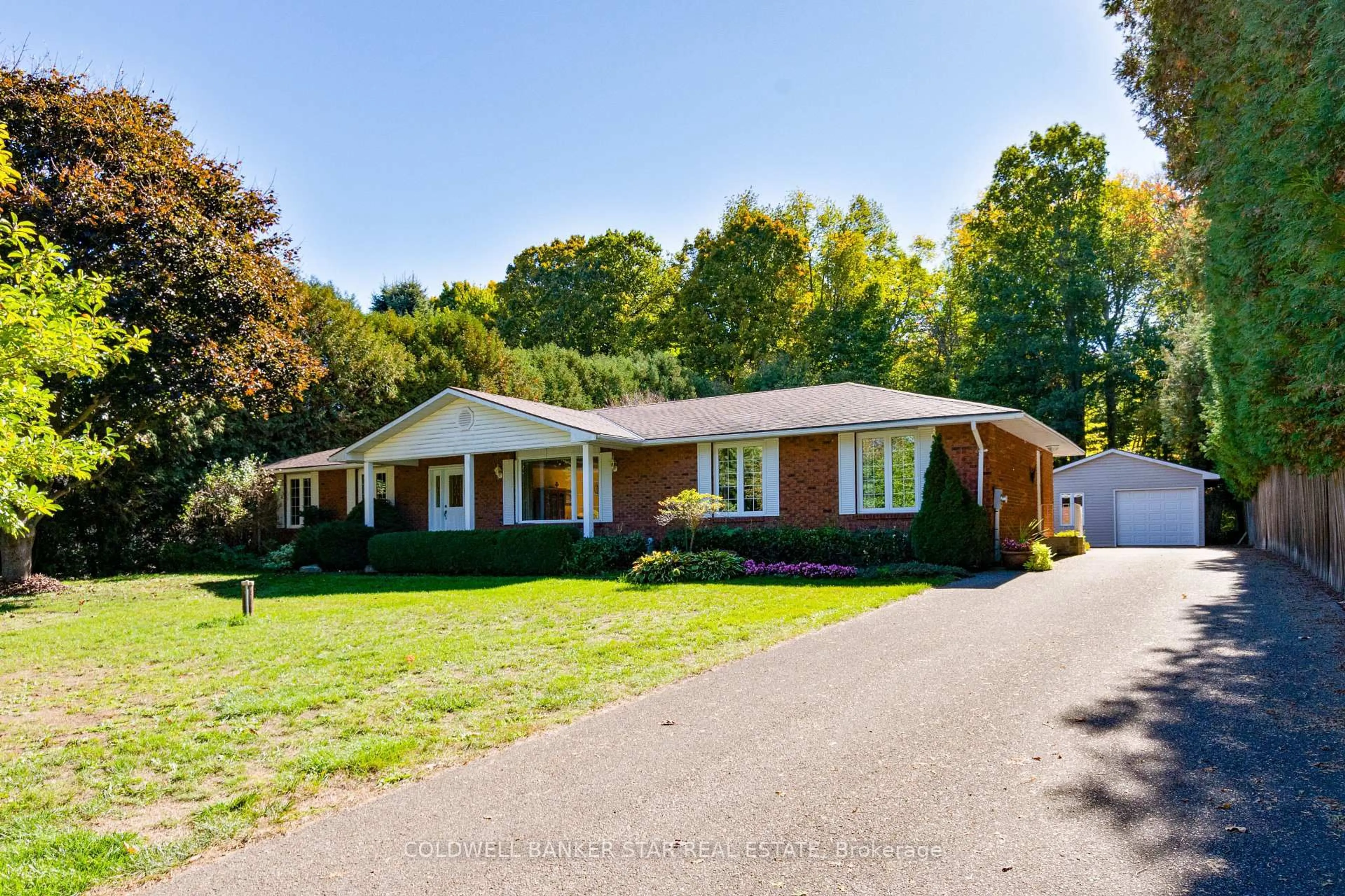 Home with brick exterior material, street for 49249 Nova Scotia Line, Malahide Ontario N5H 2R2