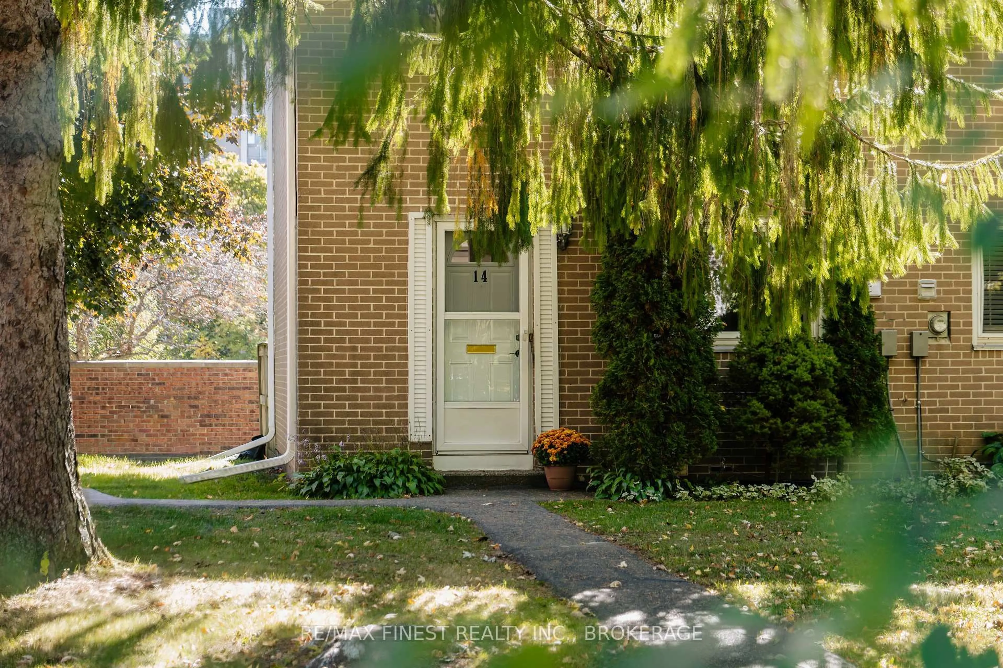 Home with brick exterior material, street for 258 Queen Mary Rd #14, Kingston Ontario K7M 2B2