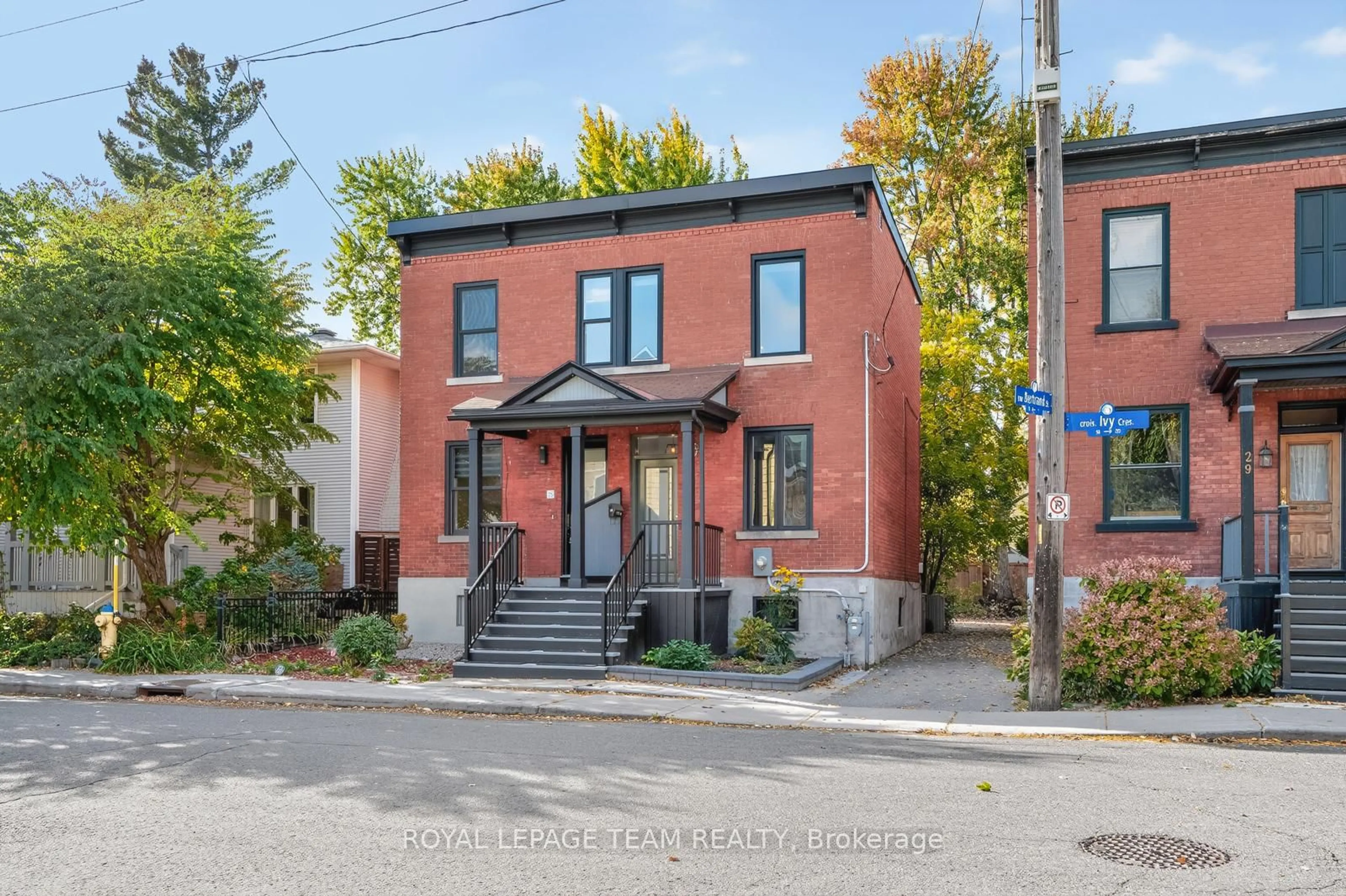 Home with brick exterior material, street for 27 Ivy Cres, Ottawa Ontario K1M 1Y1