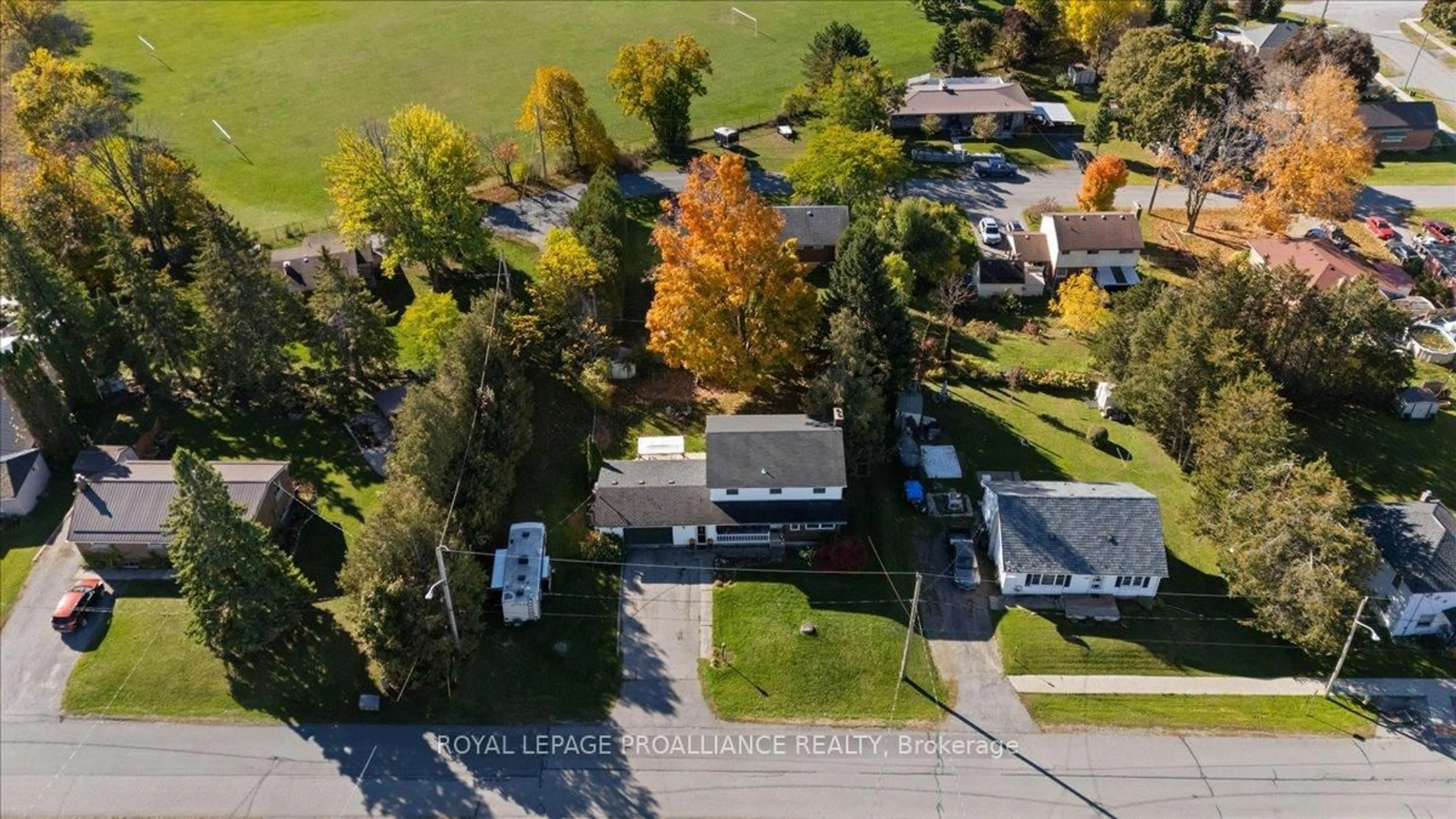 A pic from outside/outdoor area/front of a property/back of a property/a pic from drone, street for 227 Naseby St, Trent Hills Ontario K0L 1L0