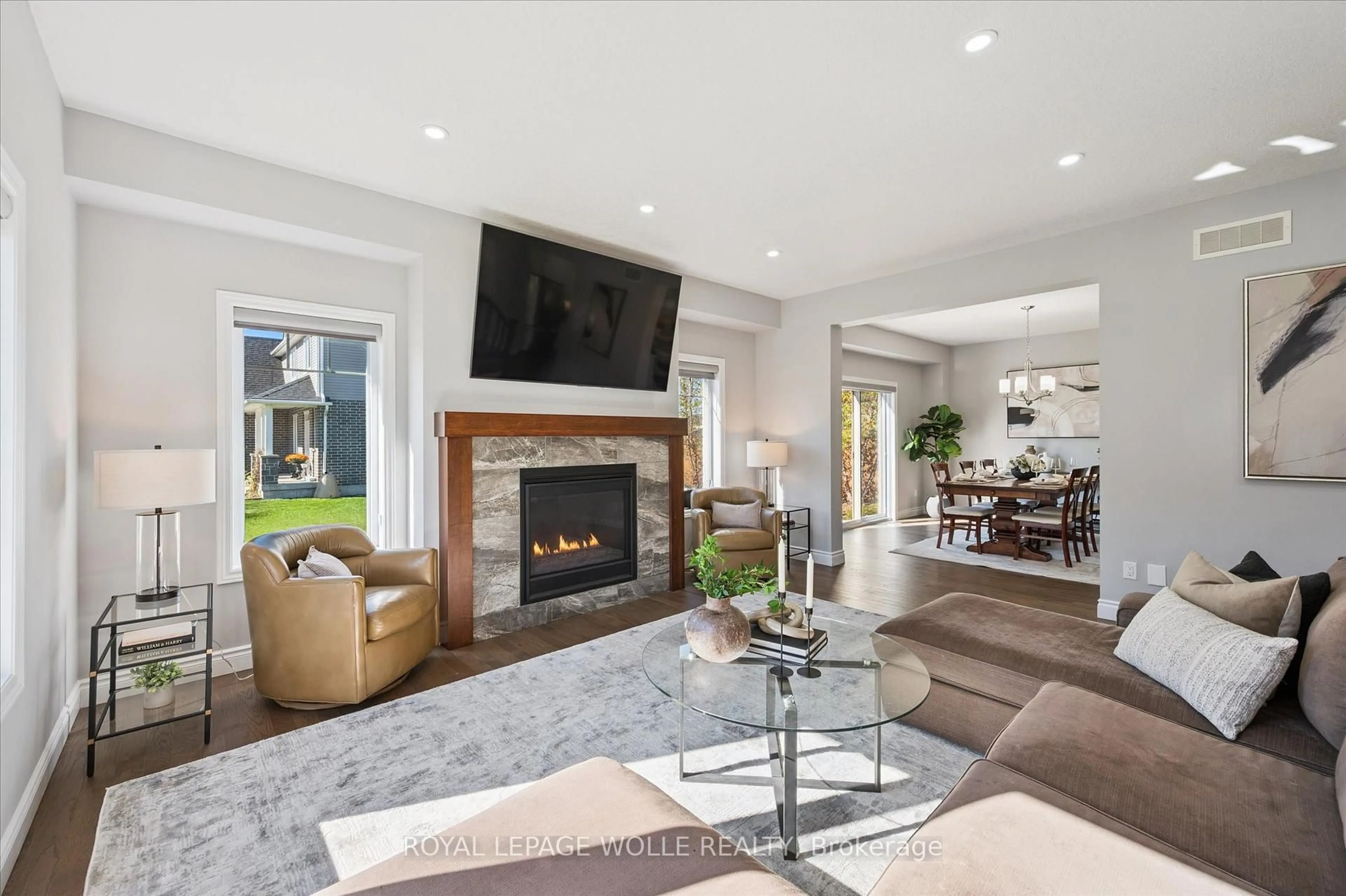 Living room with furniture, unknown for 8 Griffith Crt, North Perth Ontario N4W 0G1