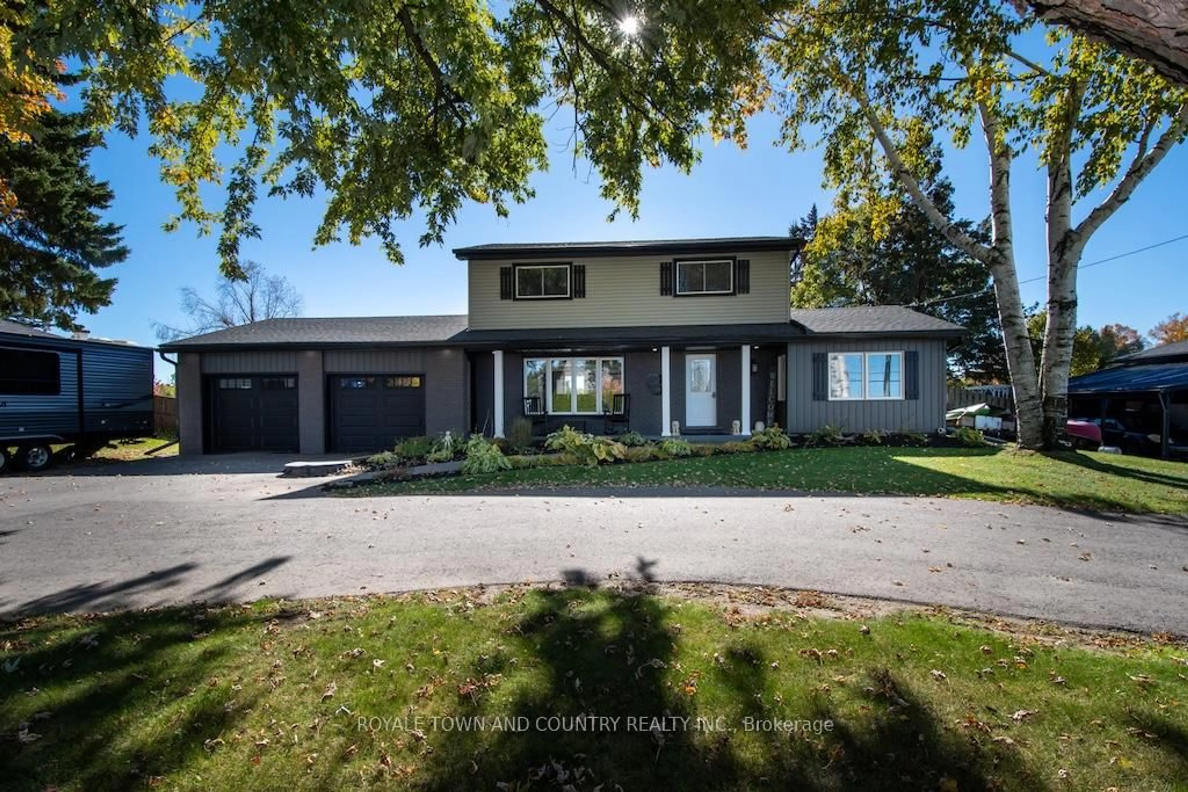 A pic from outside/outdoor area/front of a property/back of a property/a pic from drone, street for 1412 7A Highway, Kawartha Lakes Ontario L0A 1A0