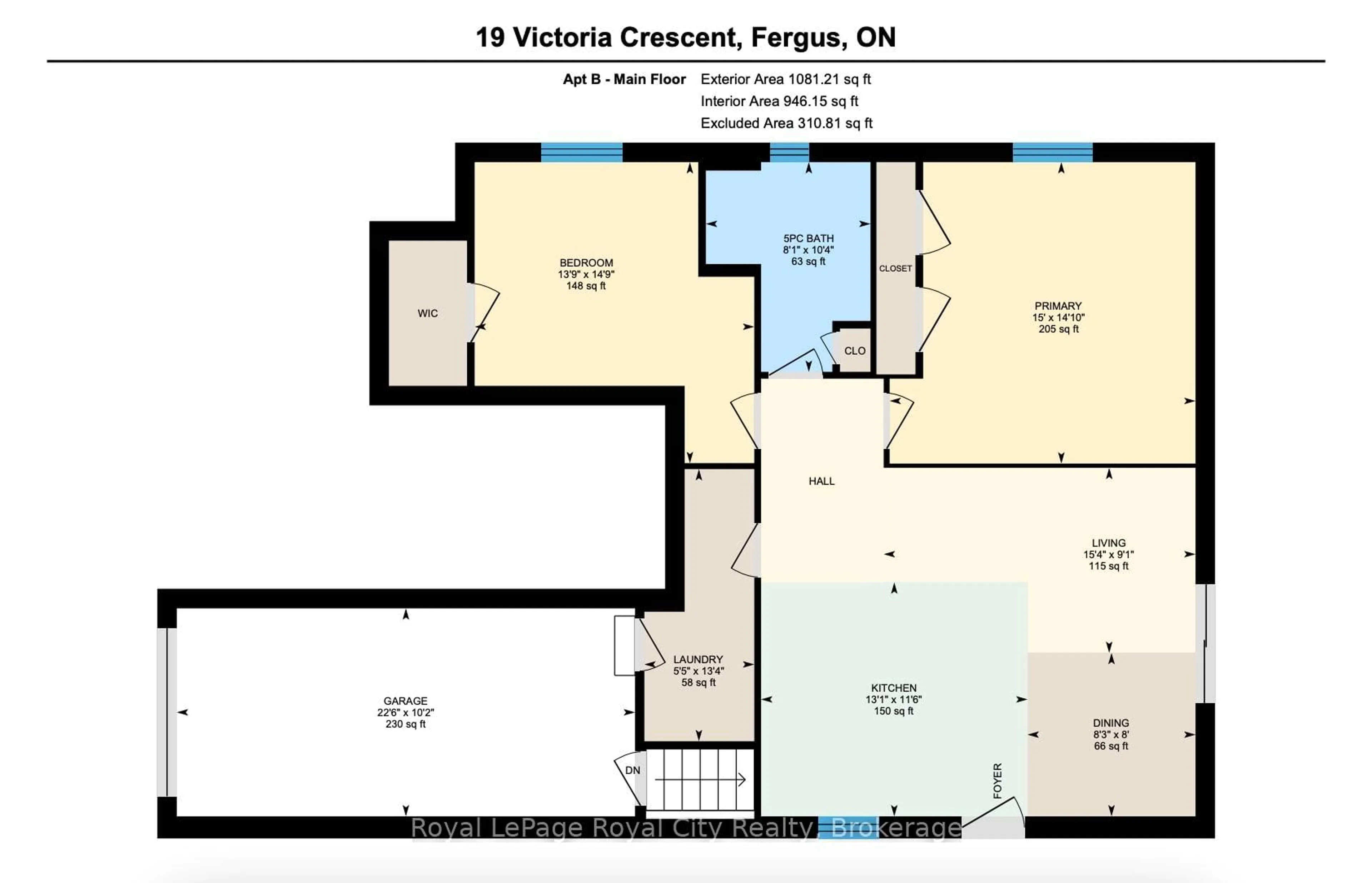 Floor plan for 19 Victoria Cres, Centre Wellington Ontario N1M 2W3
