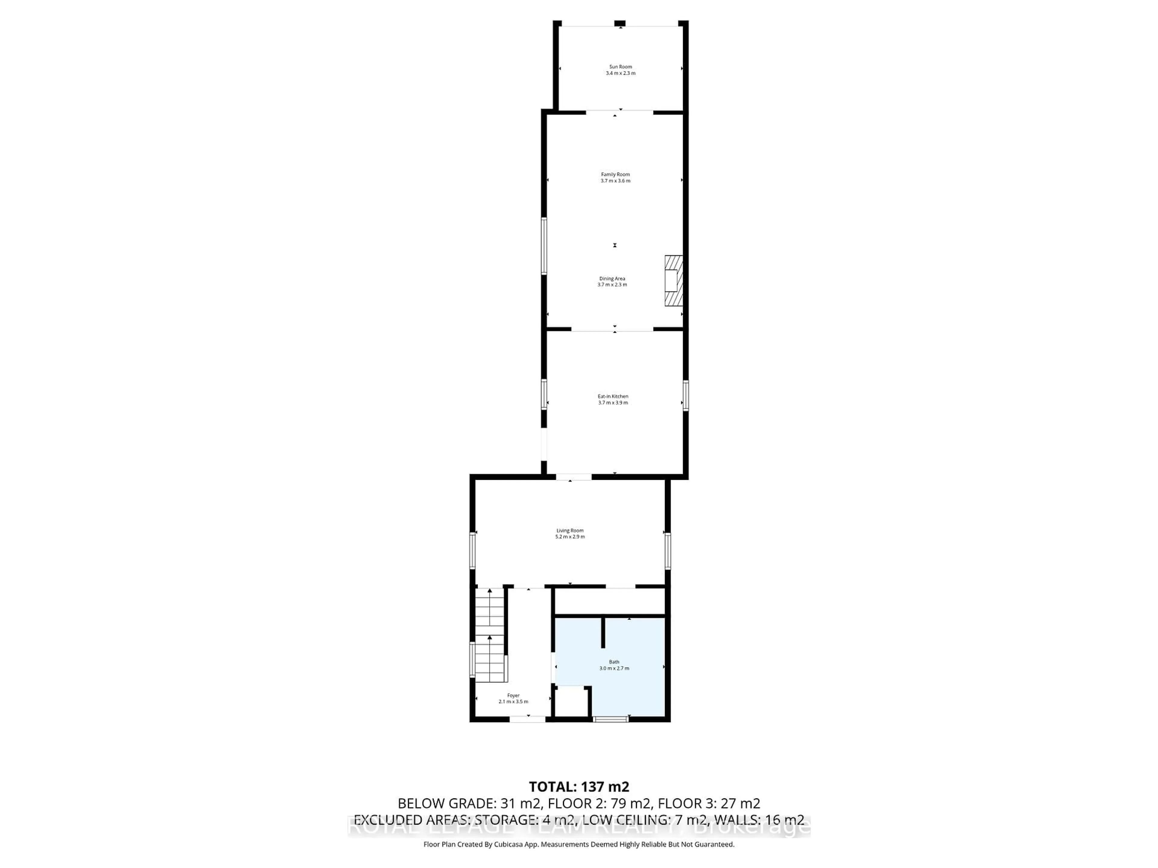 Floor plan for 107 Queen St, Renfrew Ontario K7V 2A4