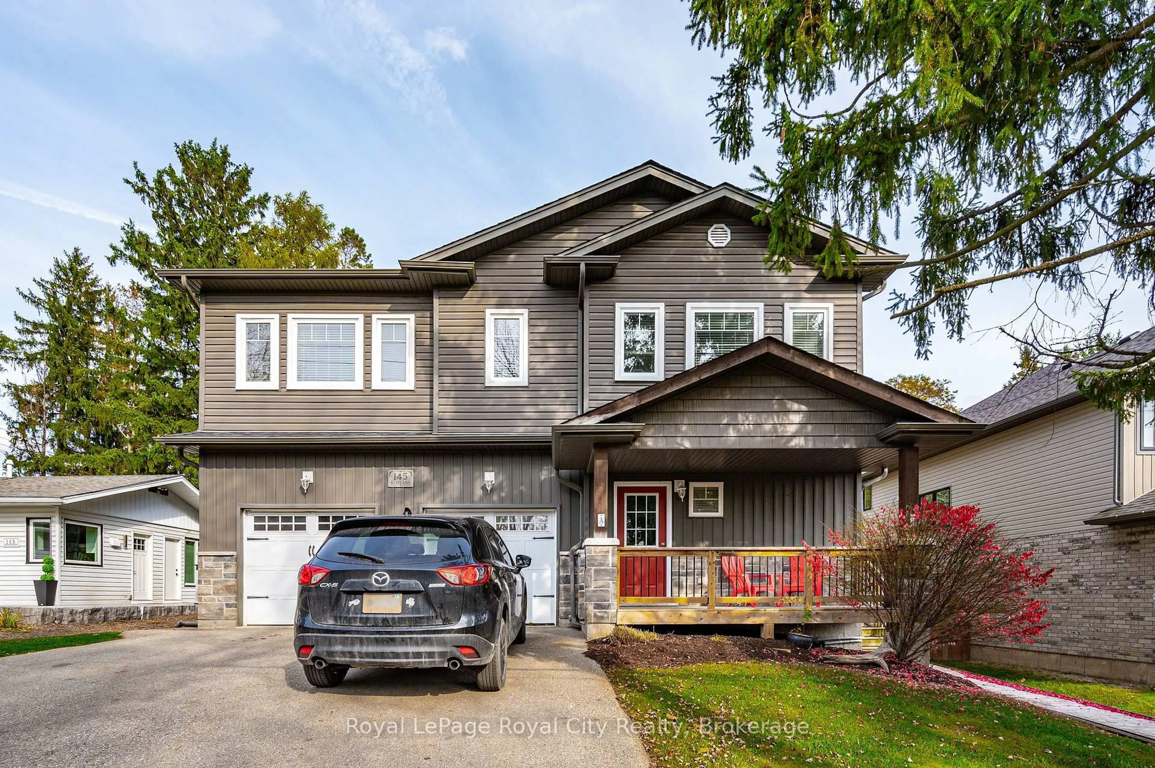 Home with vinyl exterior material, street for 145 Kertland St, Centre Wellington Ontario N0B 1S0