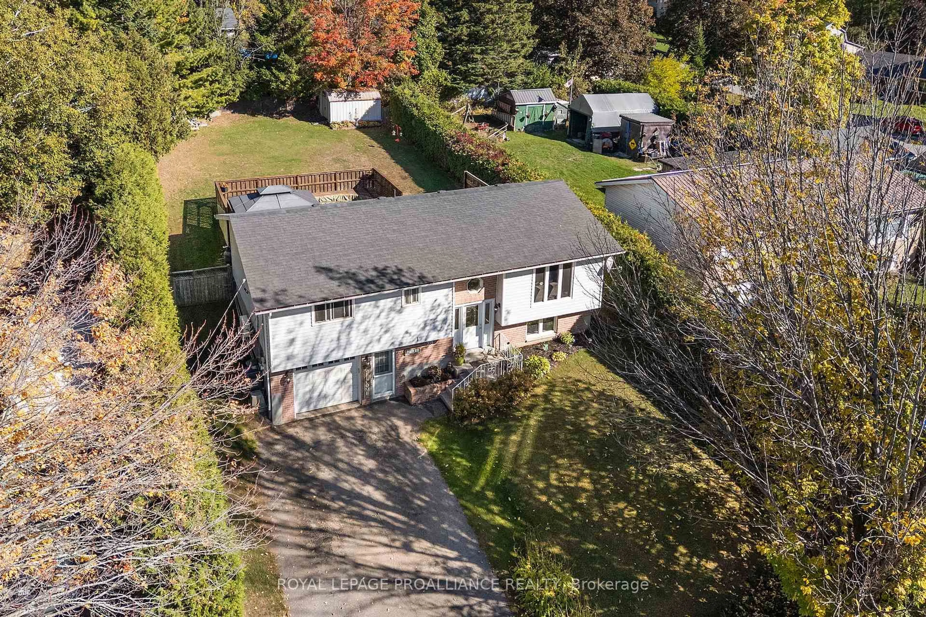 A pic from outside/outdoor area/front of a property/back of a property/a pic from drone, street for 28 Percy St, Cramahe Ontario K0K 1S0