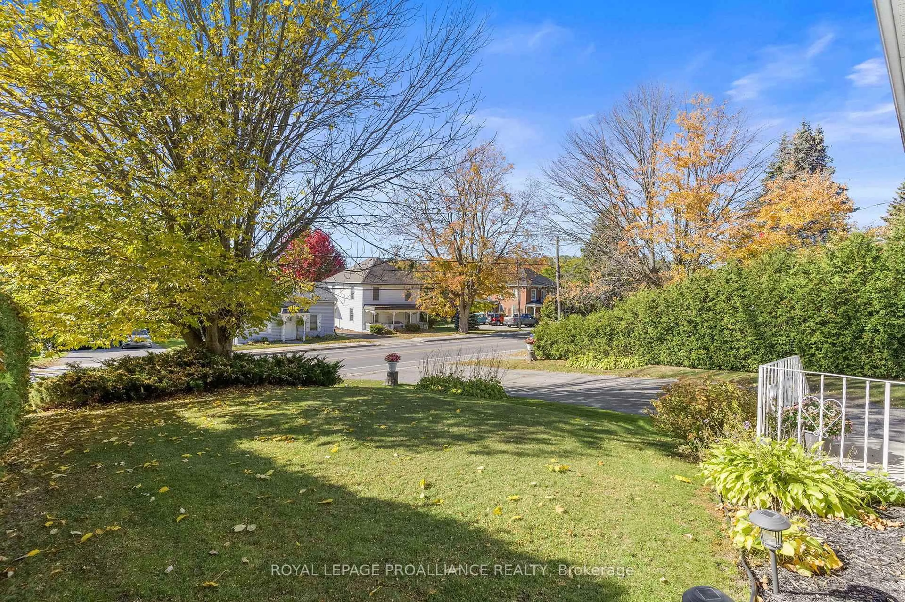 A pic from outside/outdoor area/front of a property/back of a property/a pic from drone, street for 28 Percy St, Cramahe Ontario K0K 1S0