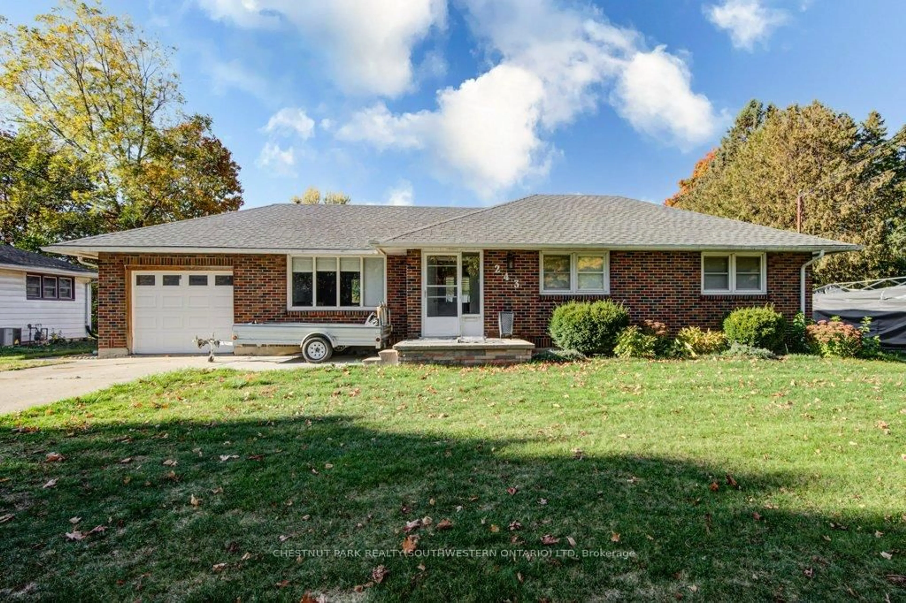 Home with brick exterior material, street for 243 King St, Ingersoll Ontario N5C 1H4