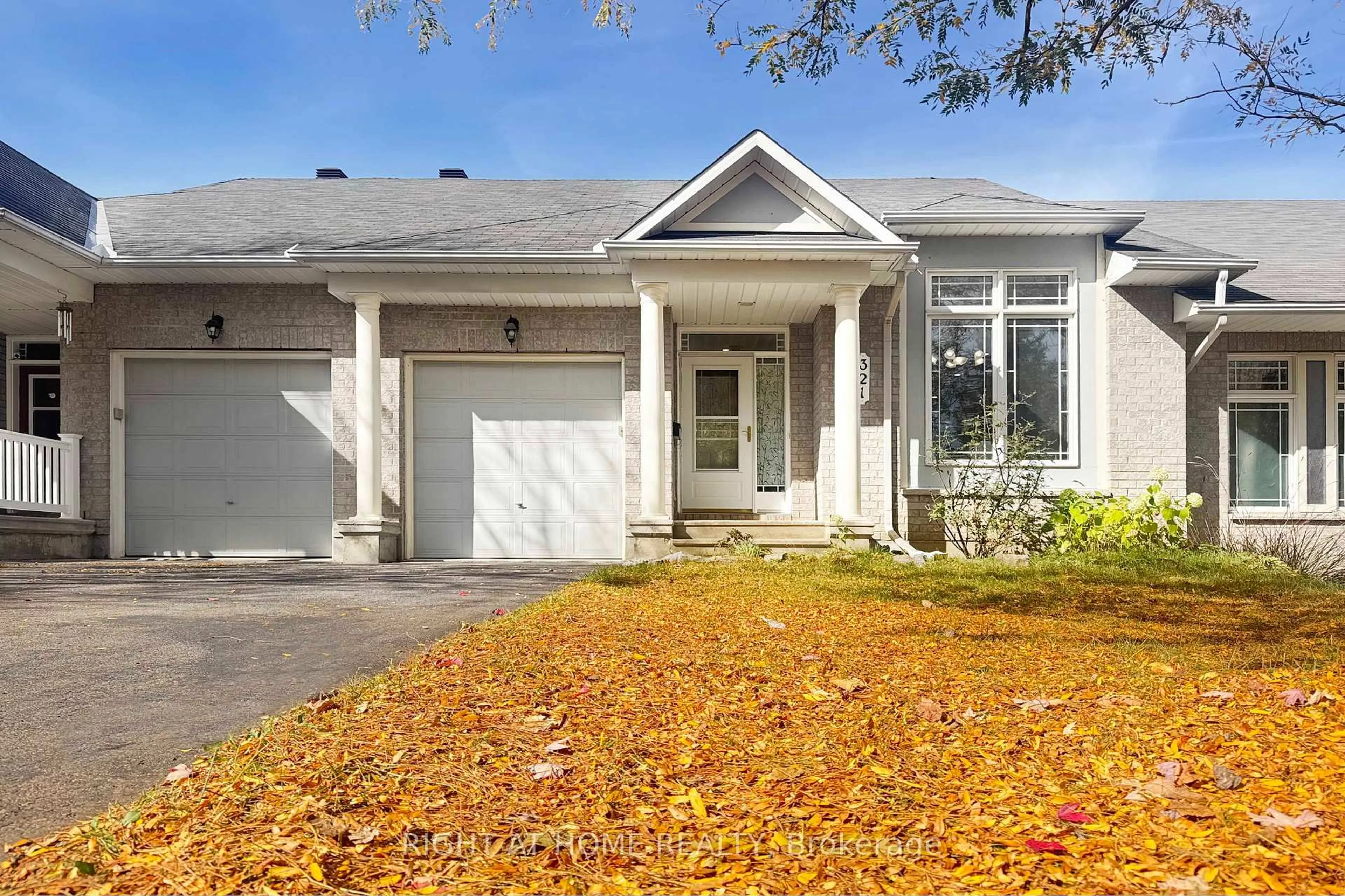 Home with vinyl exterior material, street for 321 BRECKENRIDGE Cres, Ottawa Ontario K2W 1J3