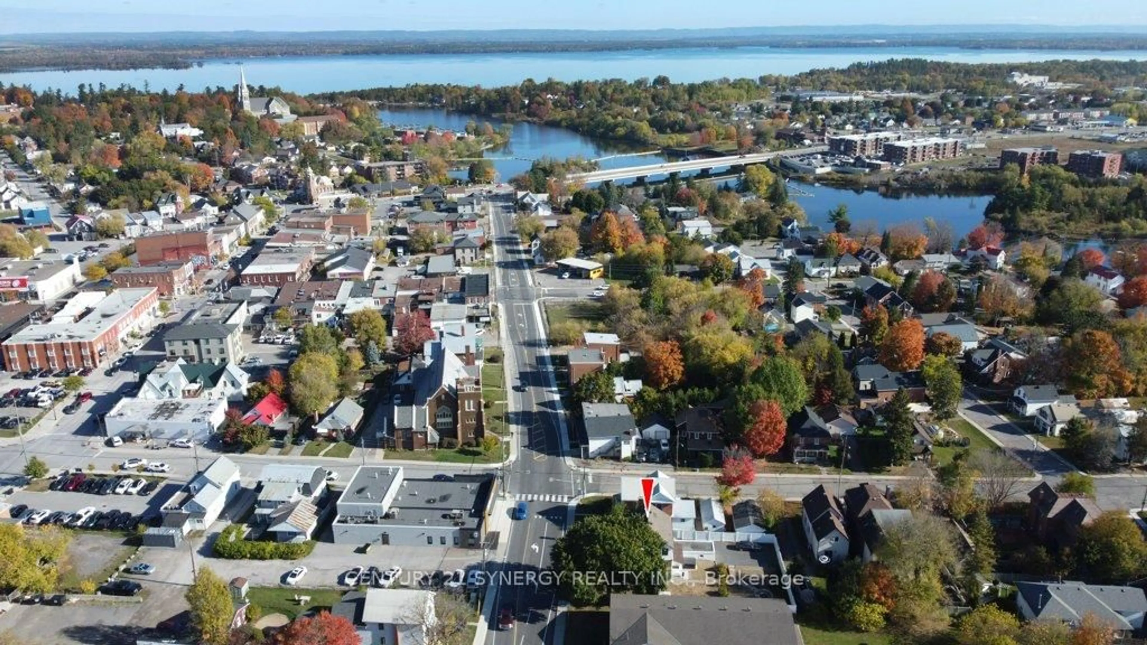 A pic from outside/outdoor area/front of a property/back of a property/a pic from drone, water/lake/river/ocean view for 61 Daniel St, Arnprior Ontario K7S 2K6