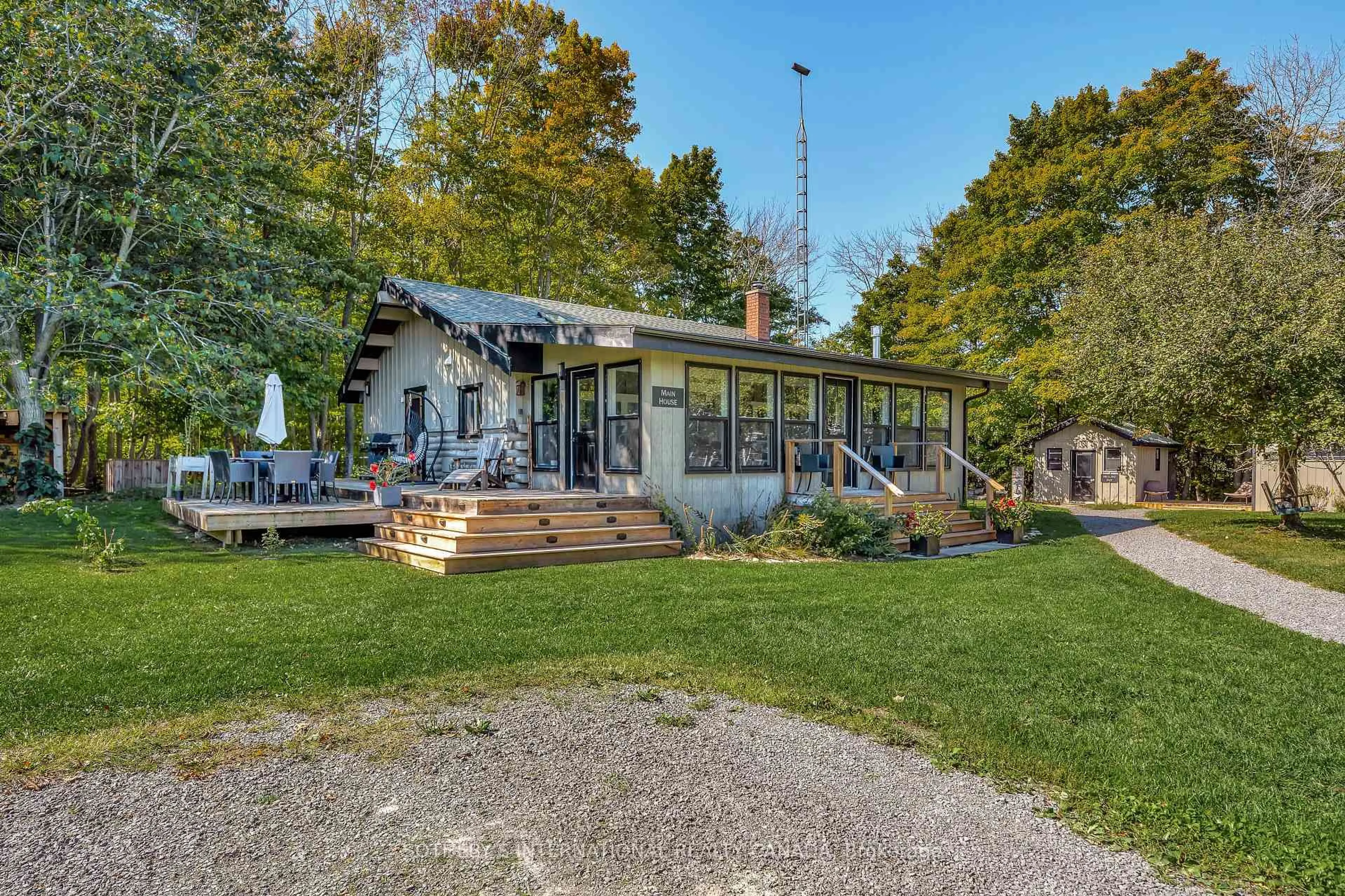 Patio, water/lake/river/ocean view for 220 Easterbrook Rd, Prince Edward County Ontario K0K 2P0