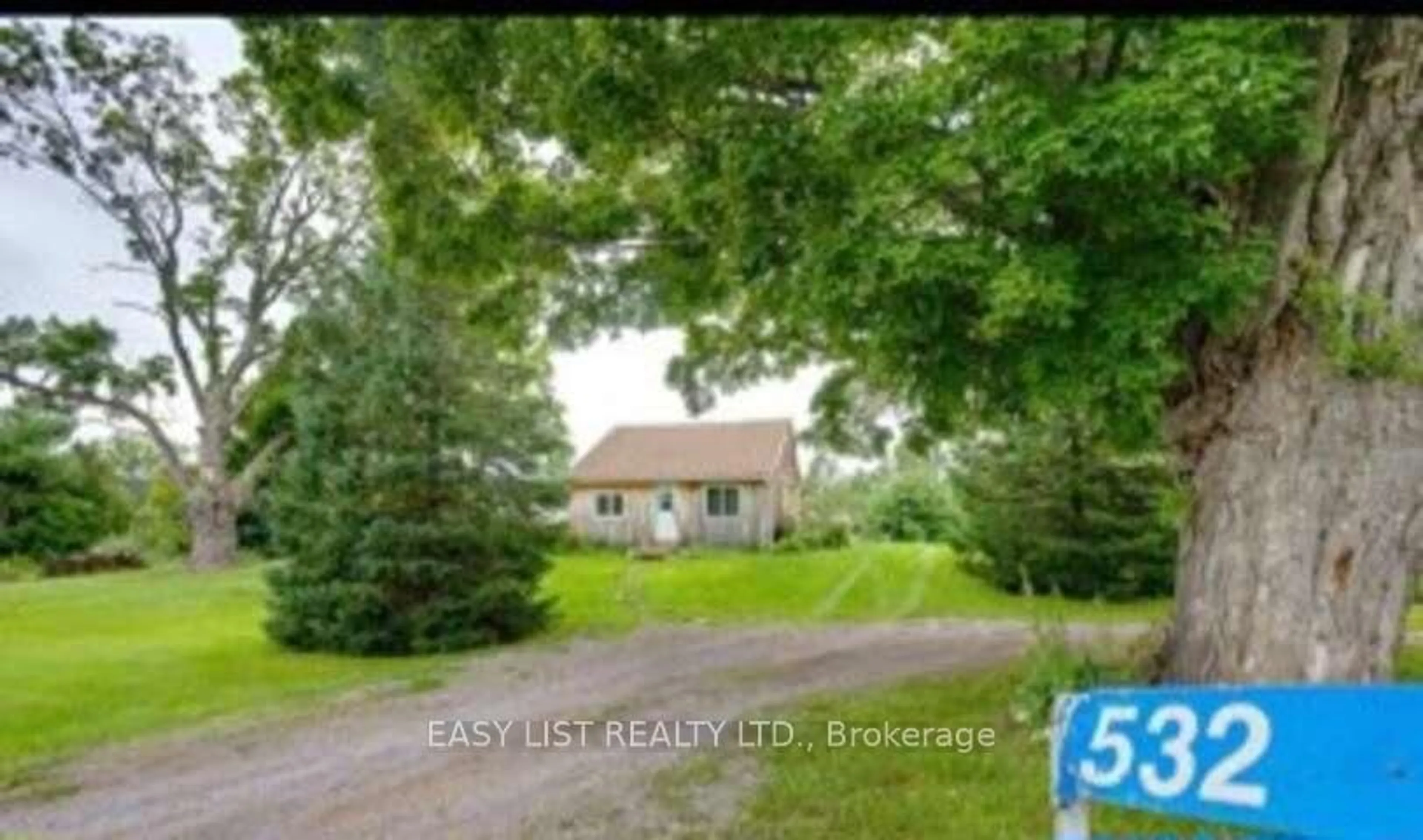 A pic from outside/outdoor area/front of a property/back of a property/a pic from drone, street for 532 Mitchell Rd, Cramahe Ontario K0K 3K0