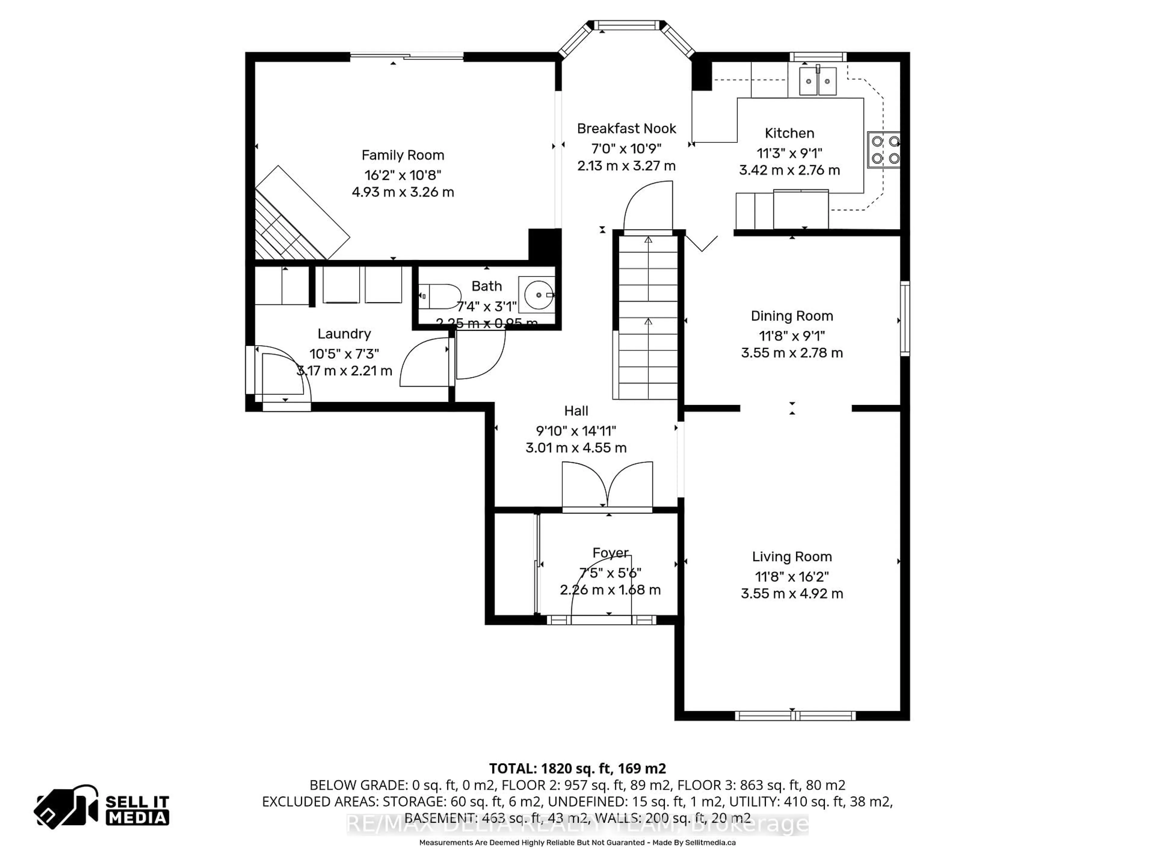 Floor plan for 1657 Bottriell Way, Orleans Ontario K4A 1W1