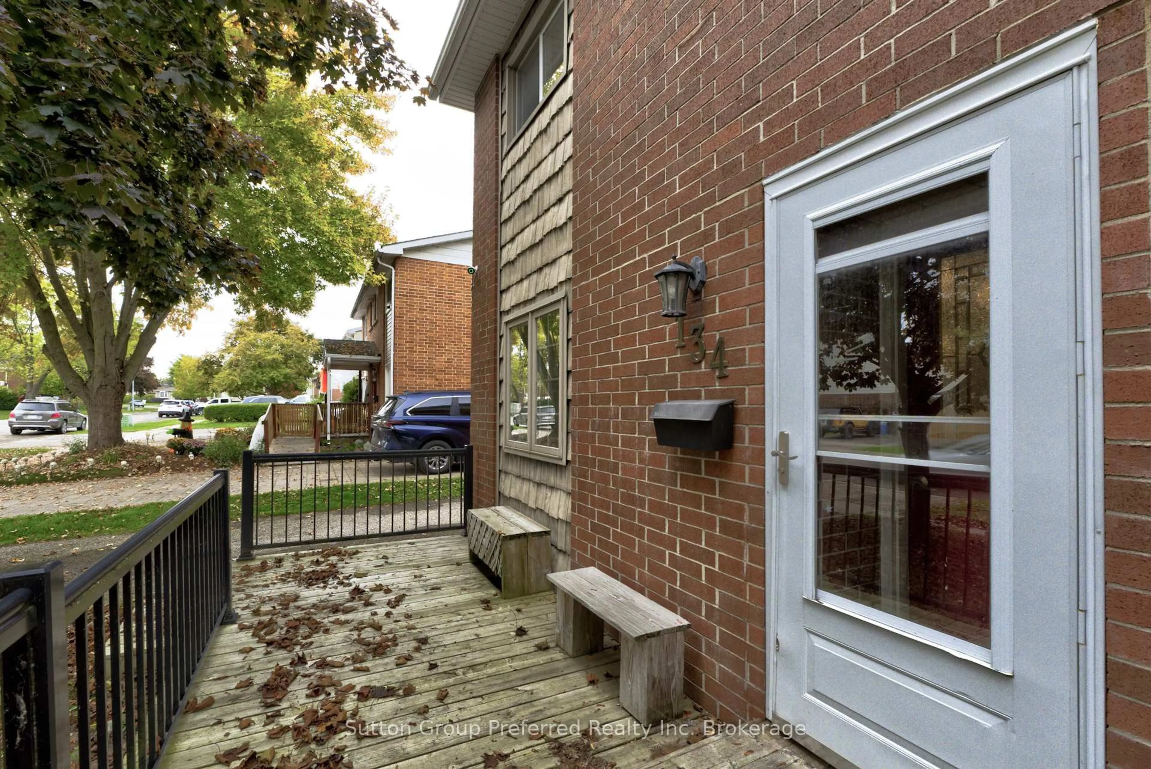 Home with brick exterior material, street for 134 Keats Dr, Woodstock Ontario N4S 8B8