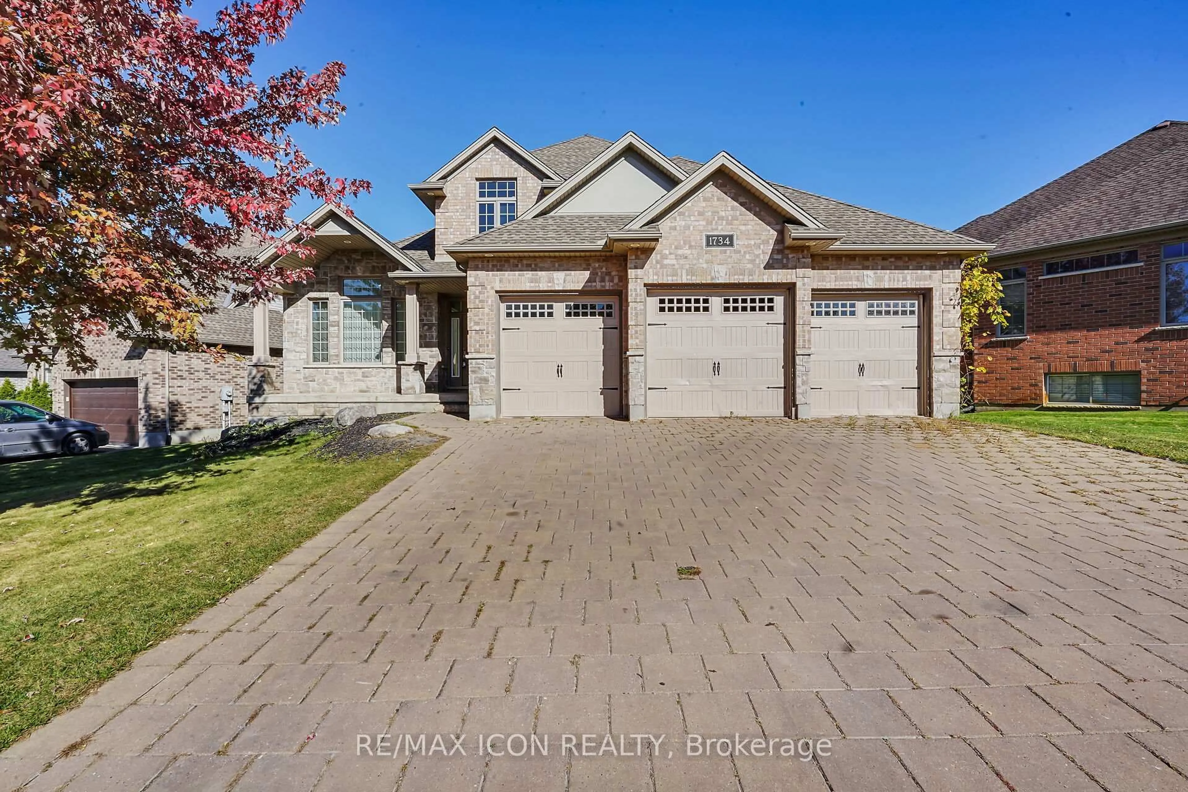 Home with brick exterior material, street for 1734 Tigerlily Rd, London South Ontario N6K 0A3