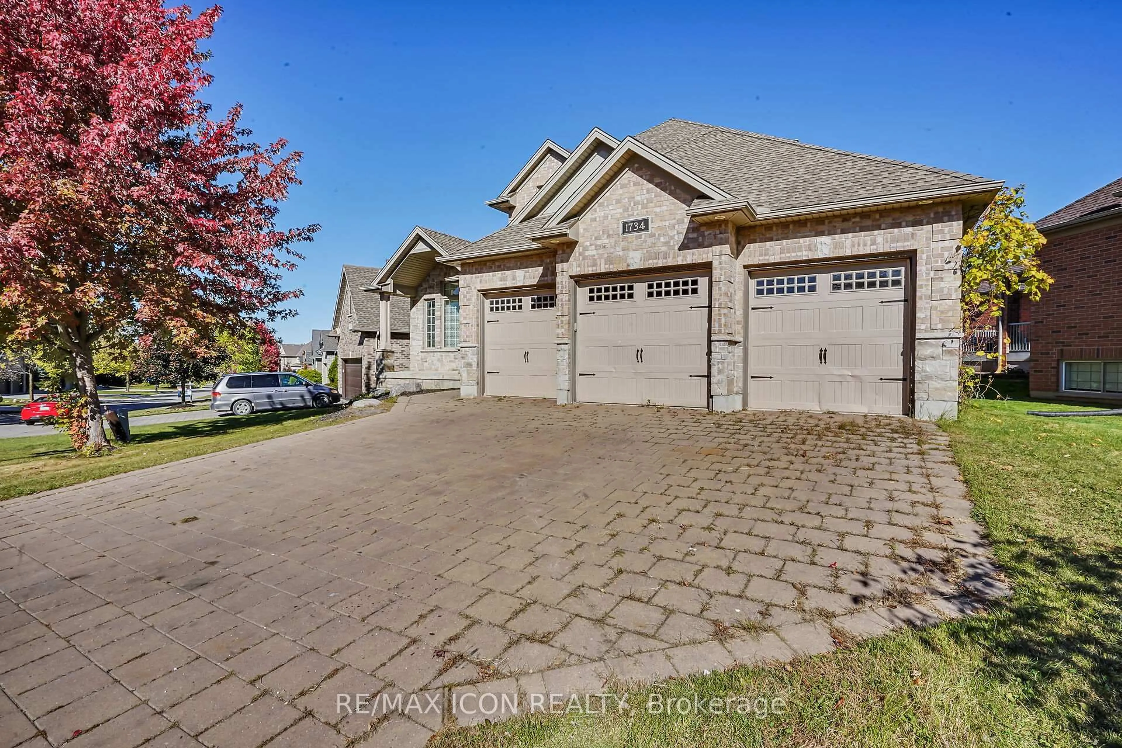Home with brick exterior material, street for 1734 Tigerlily Rd, London South Ontario N6K 0A3
